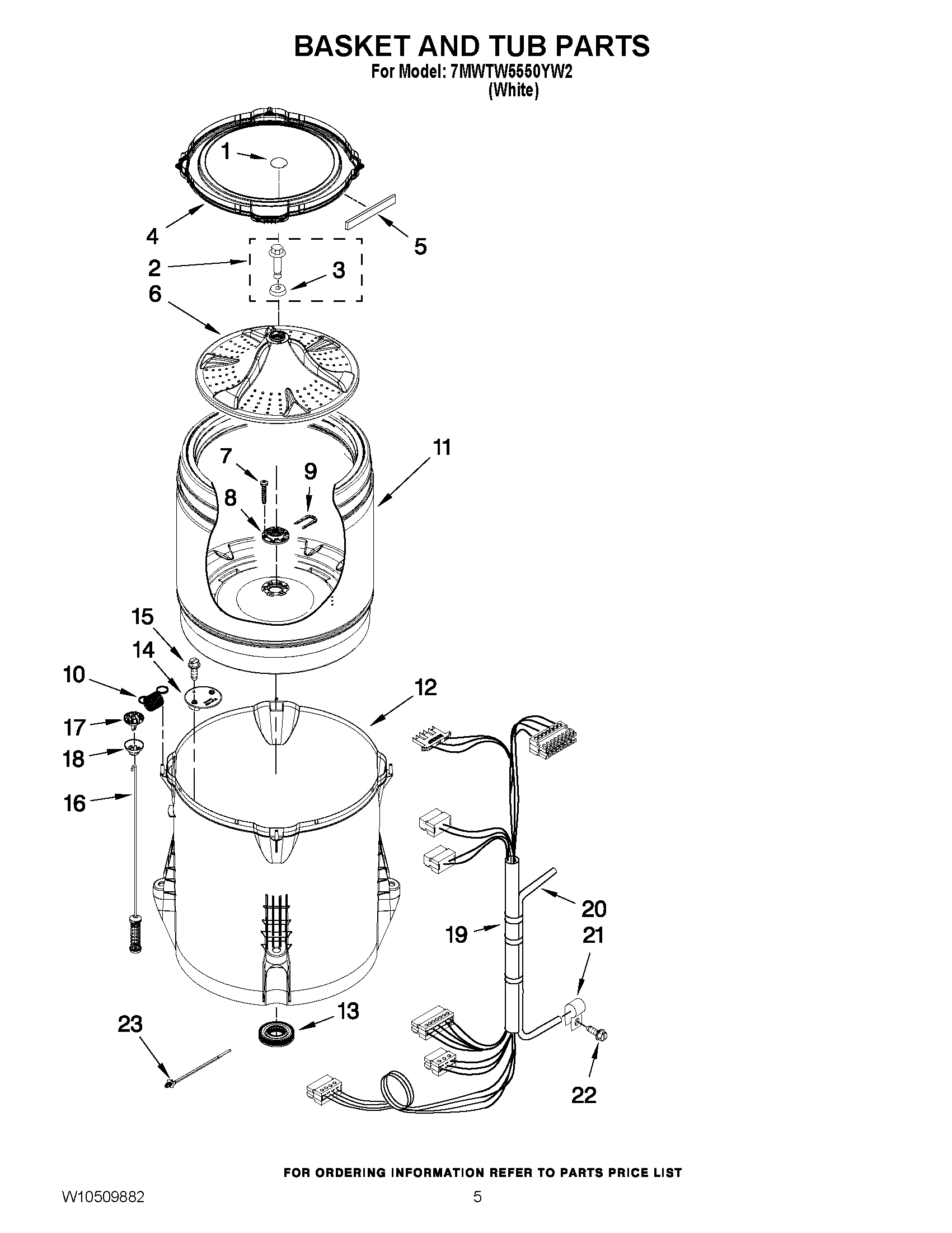 03 - BASKET AND TUB PARTS