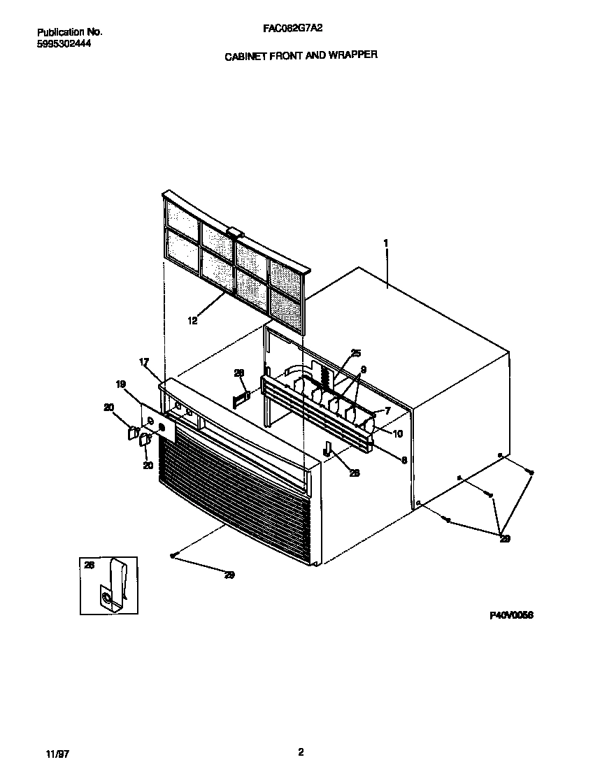 02 - CABINET FRONT AND WRAPPER
