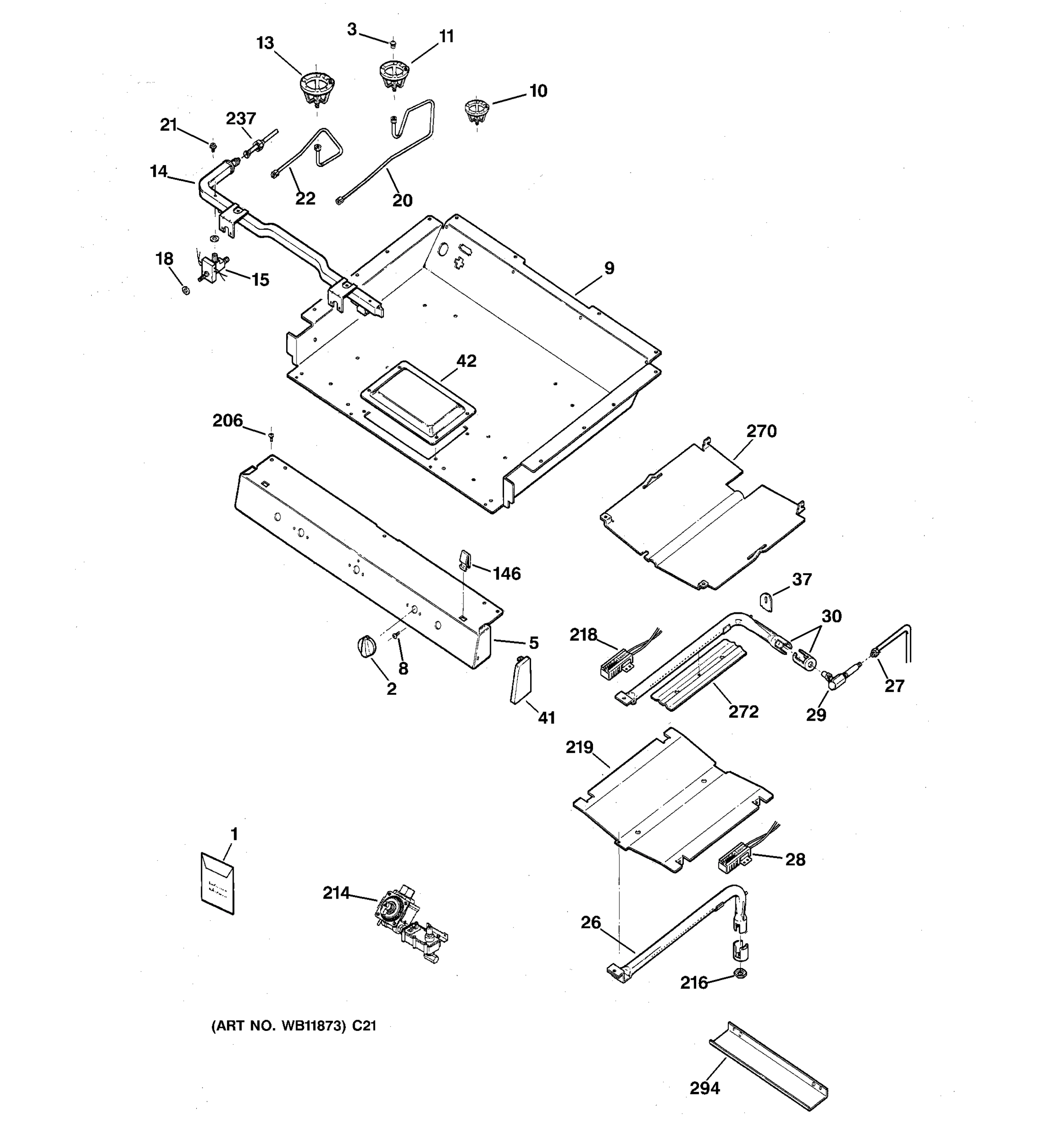 GAS & BURNER PARTS