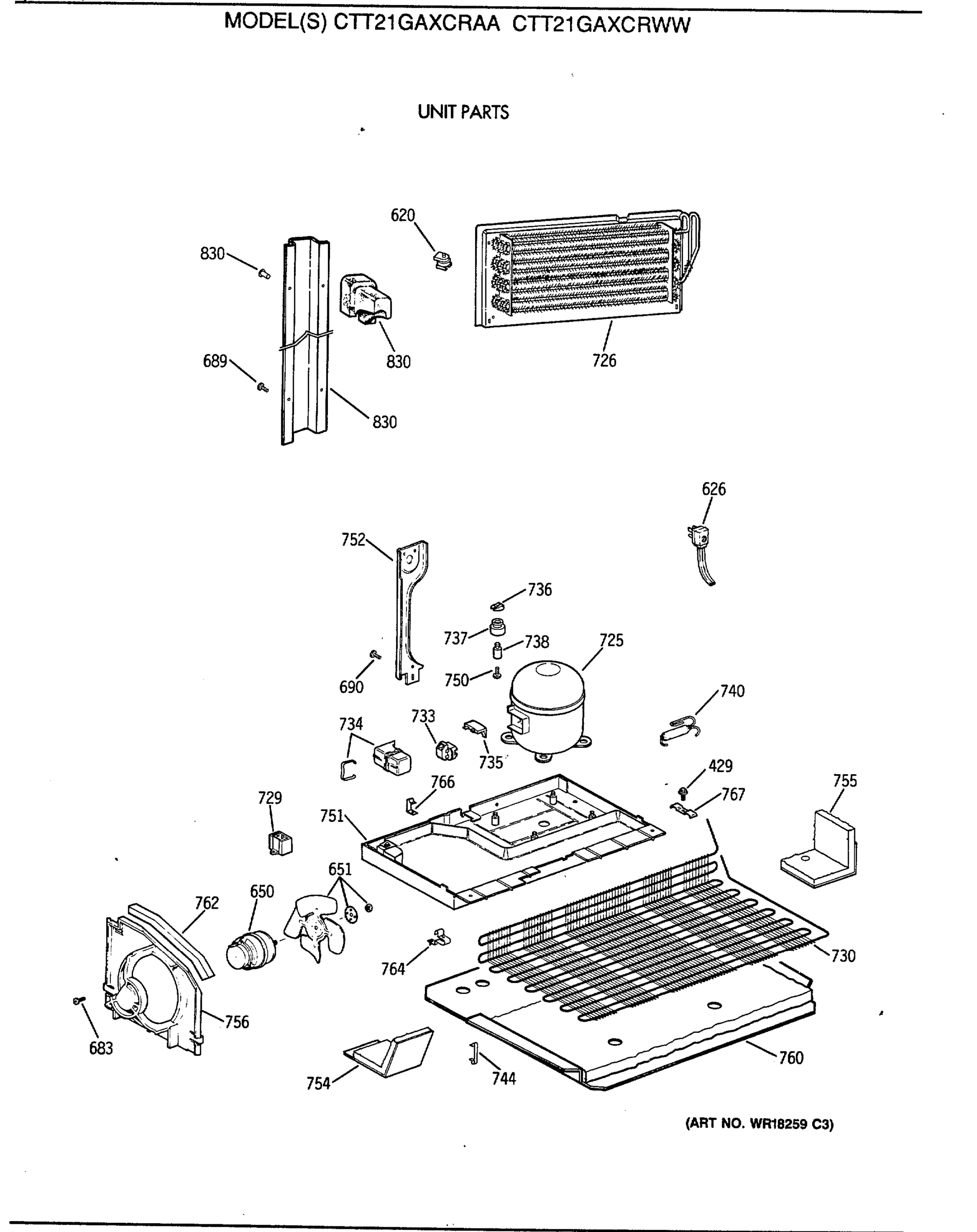 UNIT PARTS