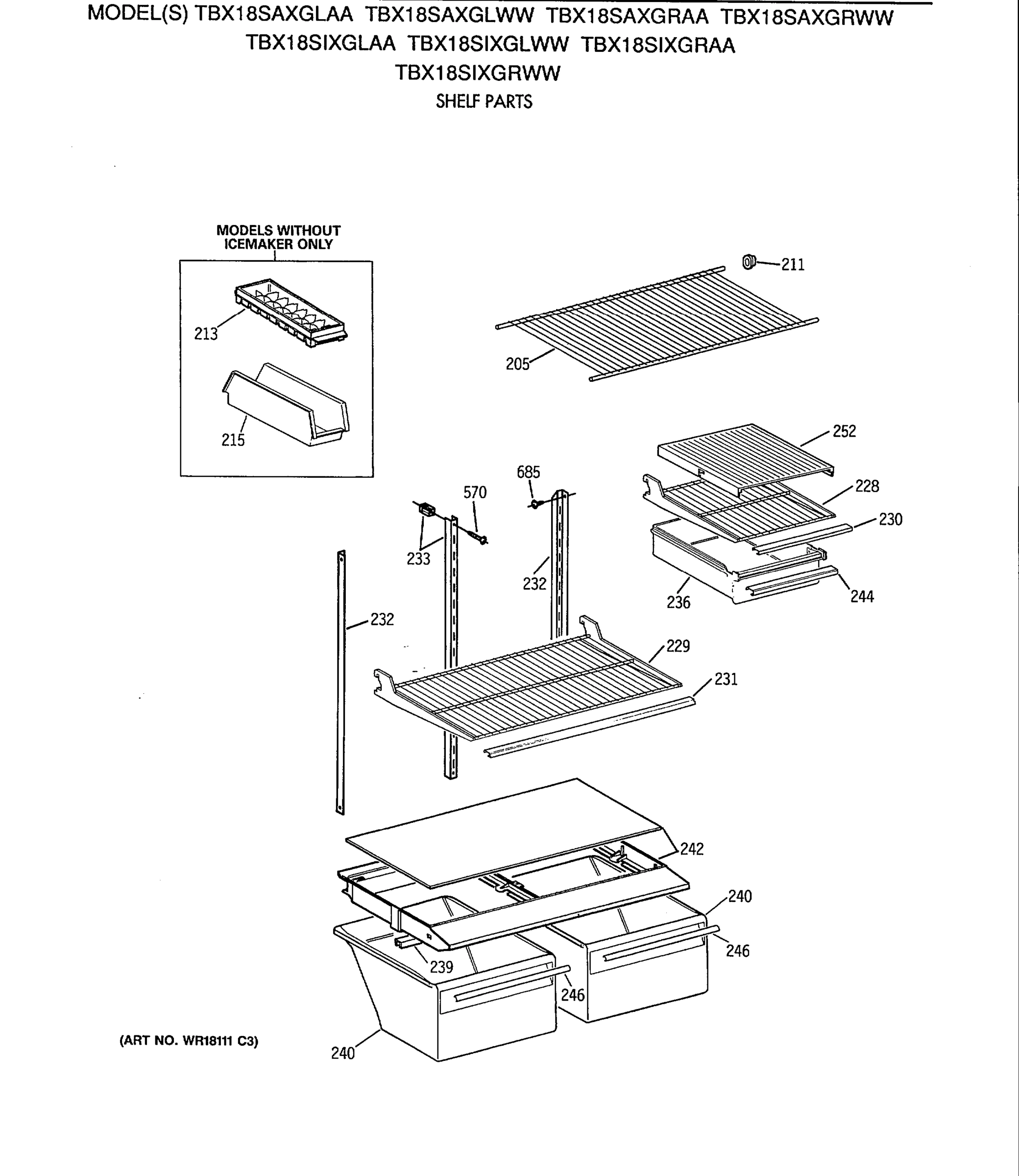 SHELF PARTS