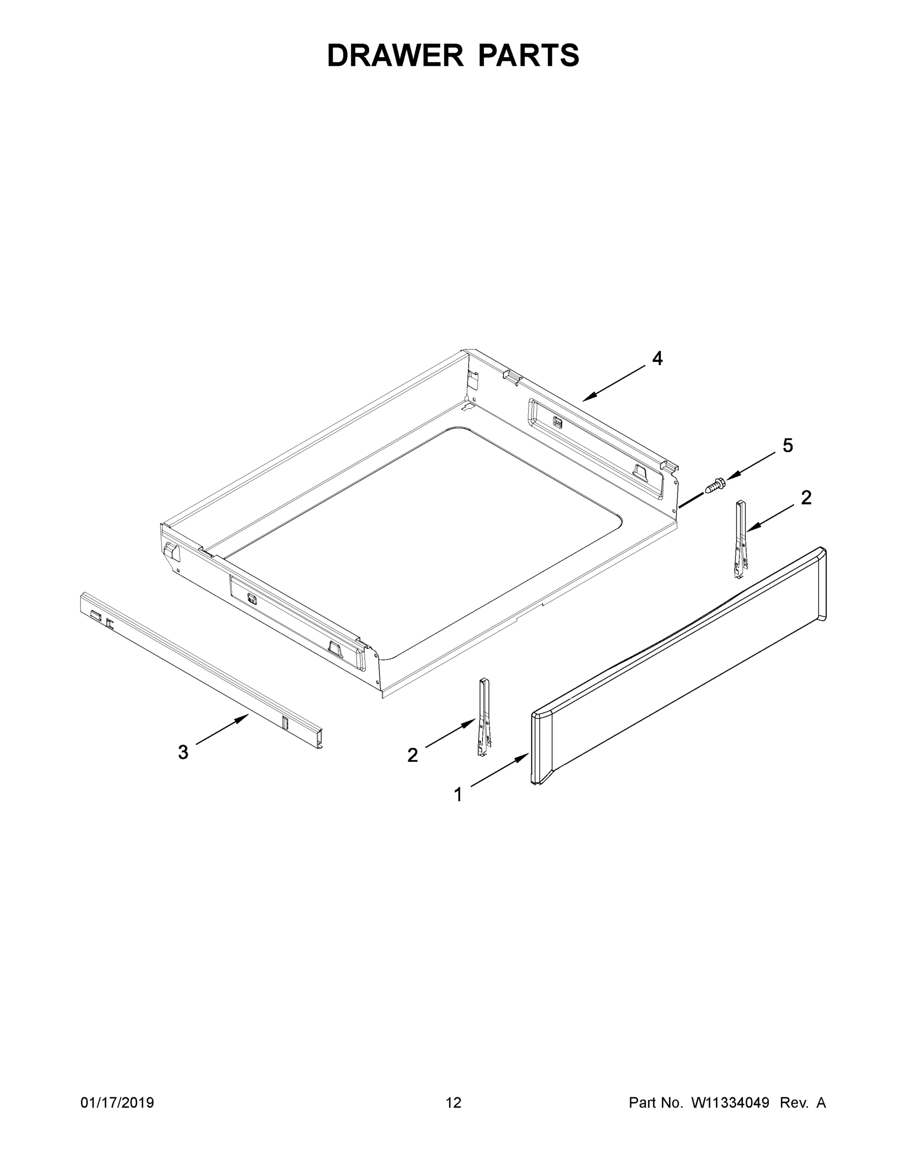 07 - DRAWER PARTS