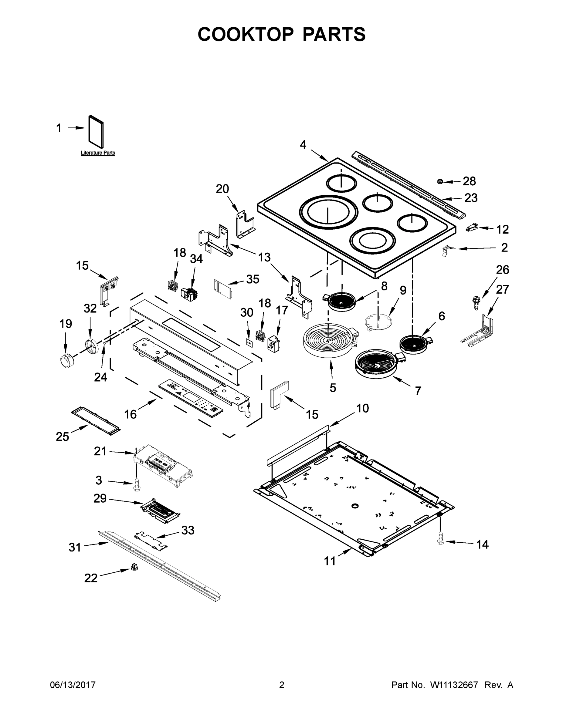 02 - COOKTOP PARTS