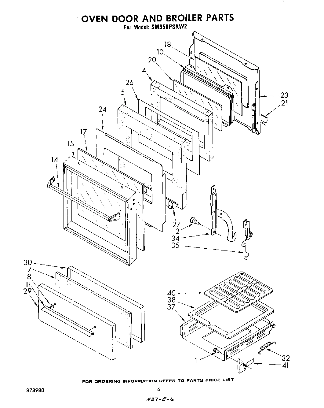 04 - OVEN DOOR AND BROILER