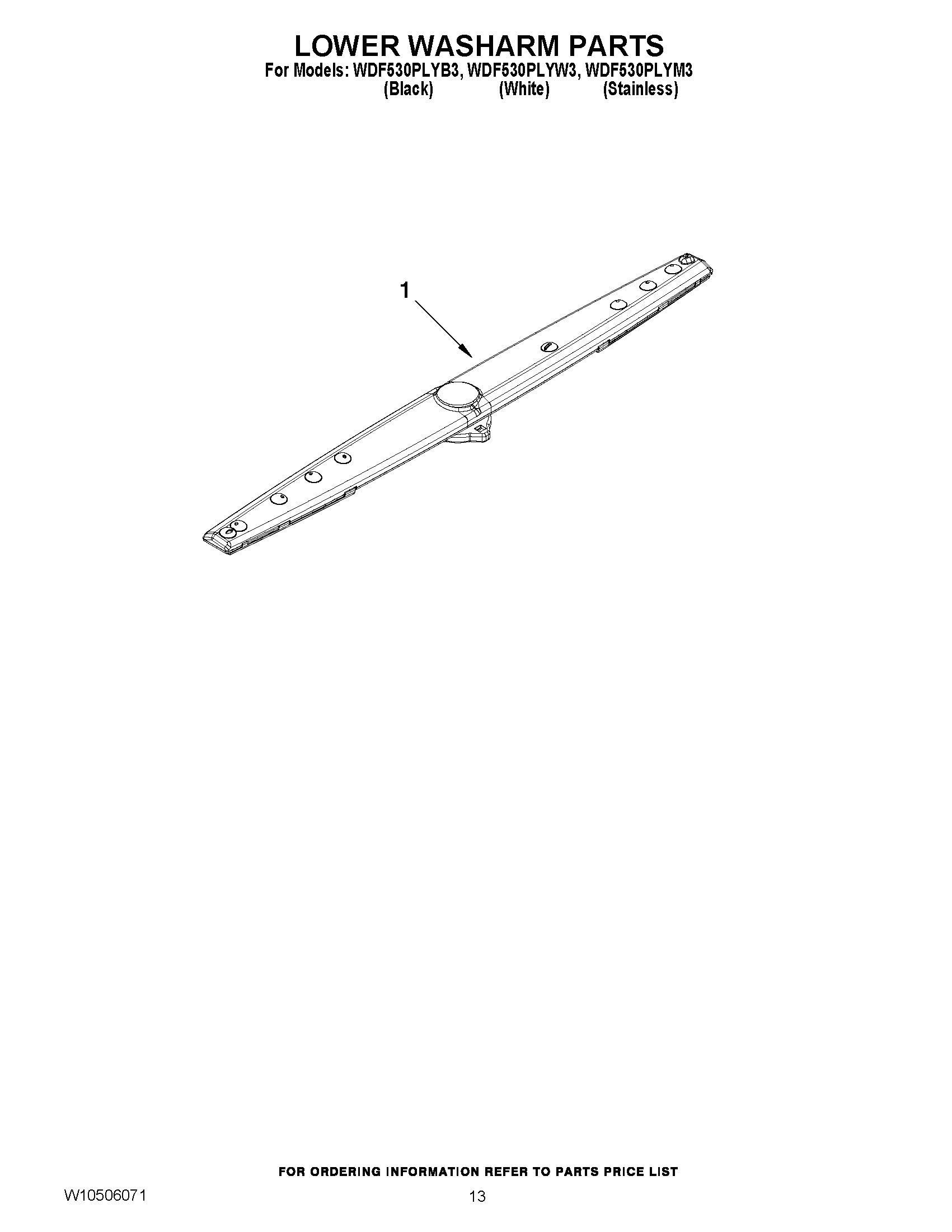 11 - LOWER WASHARM PARTS