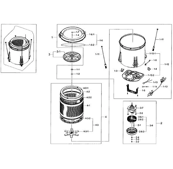 TUB PARTS