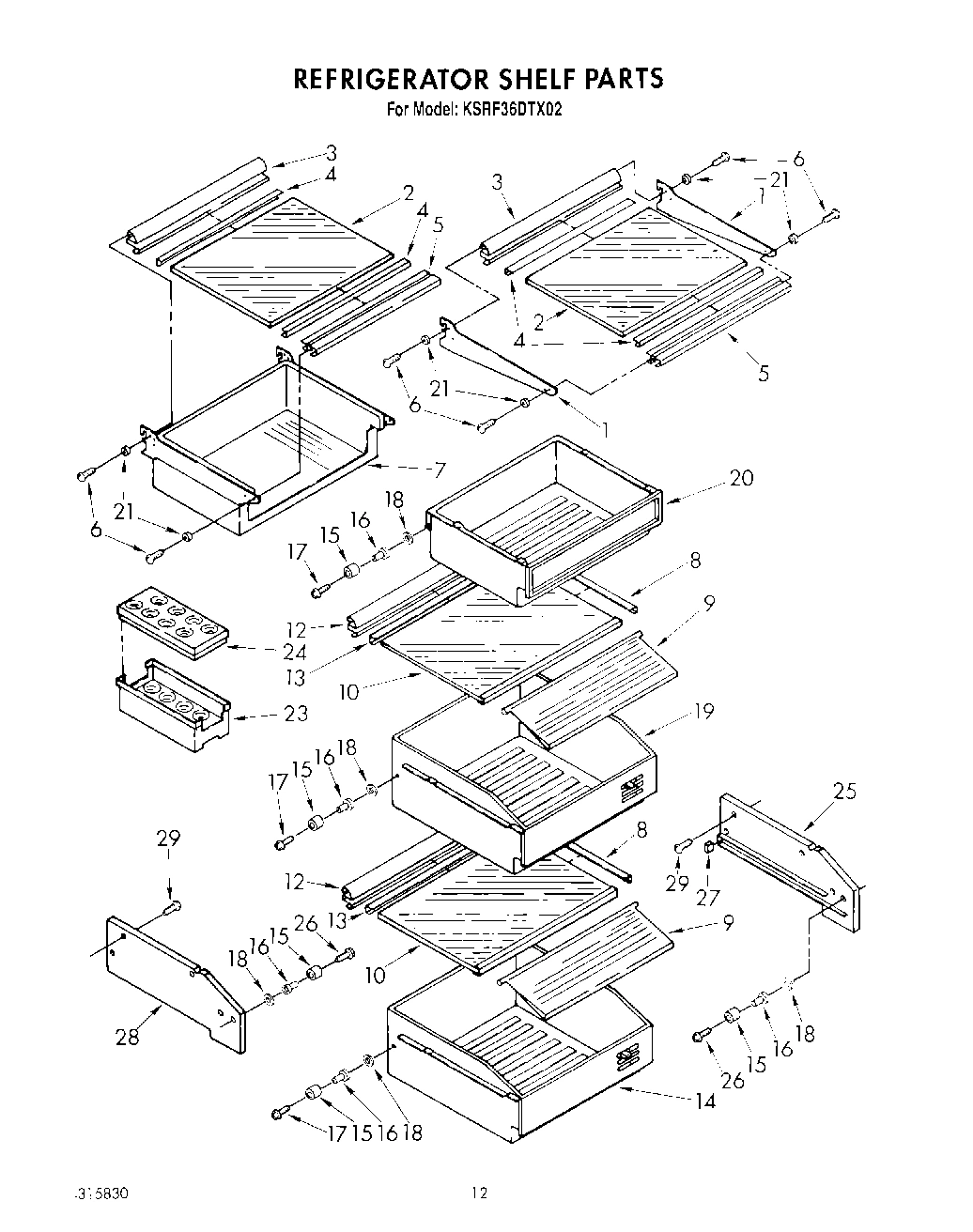 08 - REFRIGERATOR SHELF