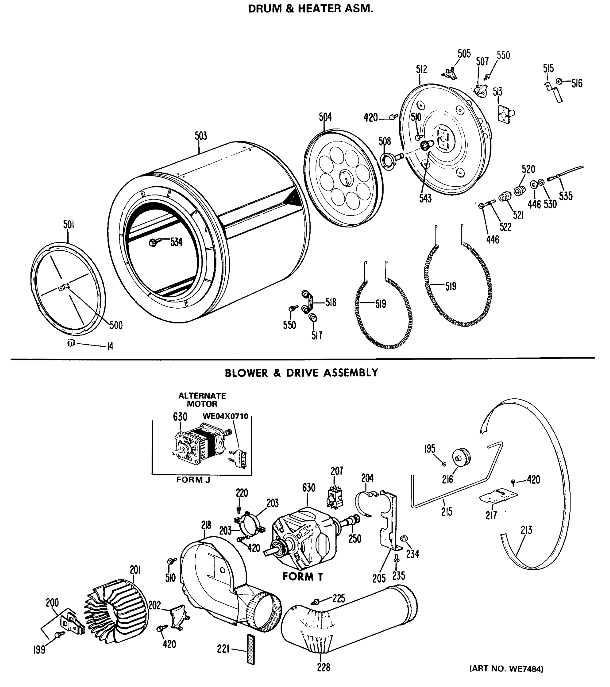 DRUM & HEATER ASM.