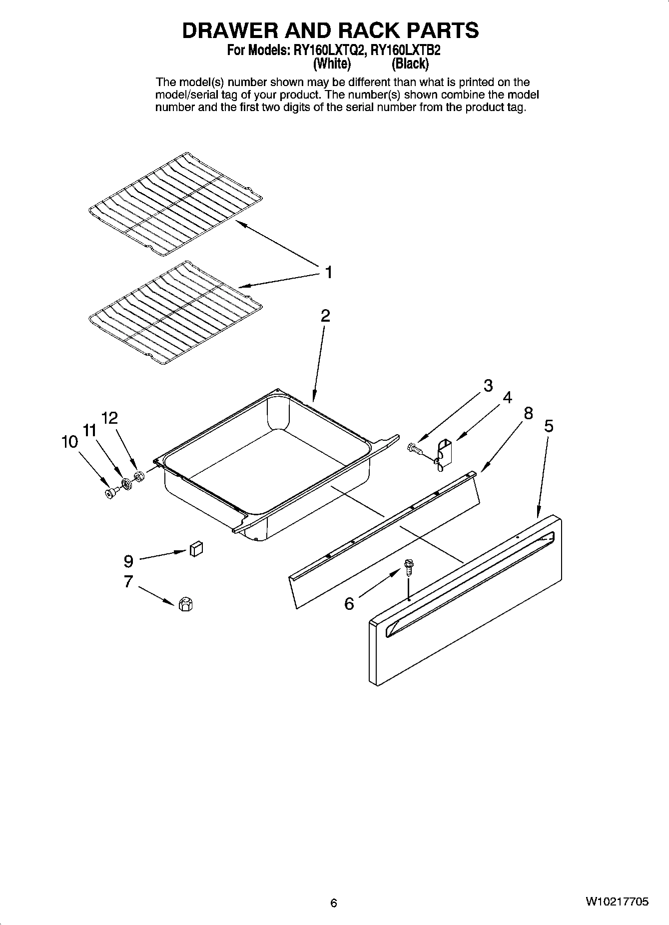 05 - DRAWER AND RACK PARTS
