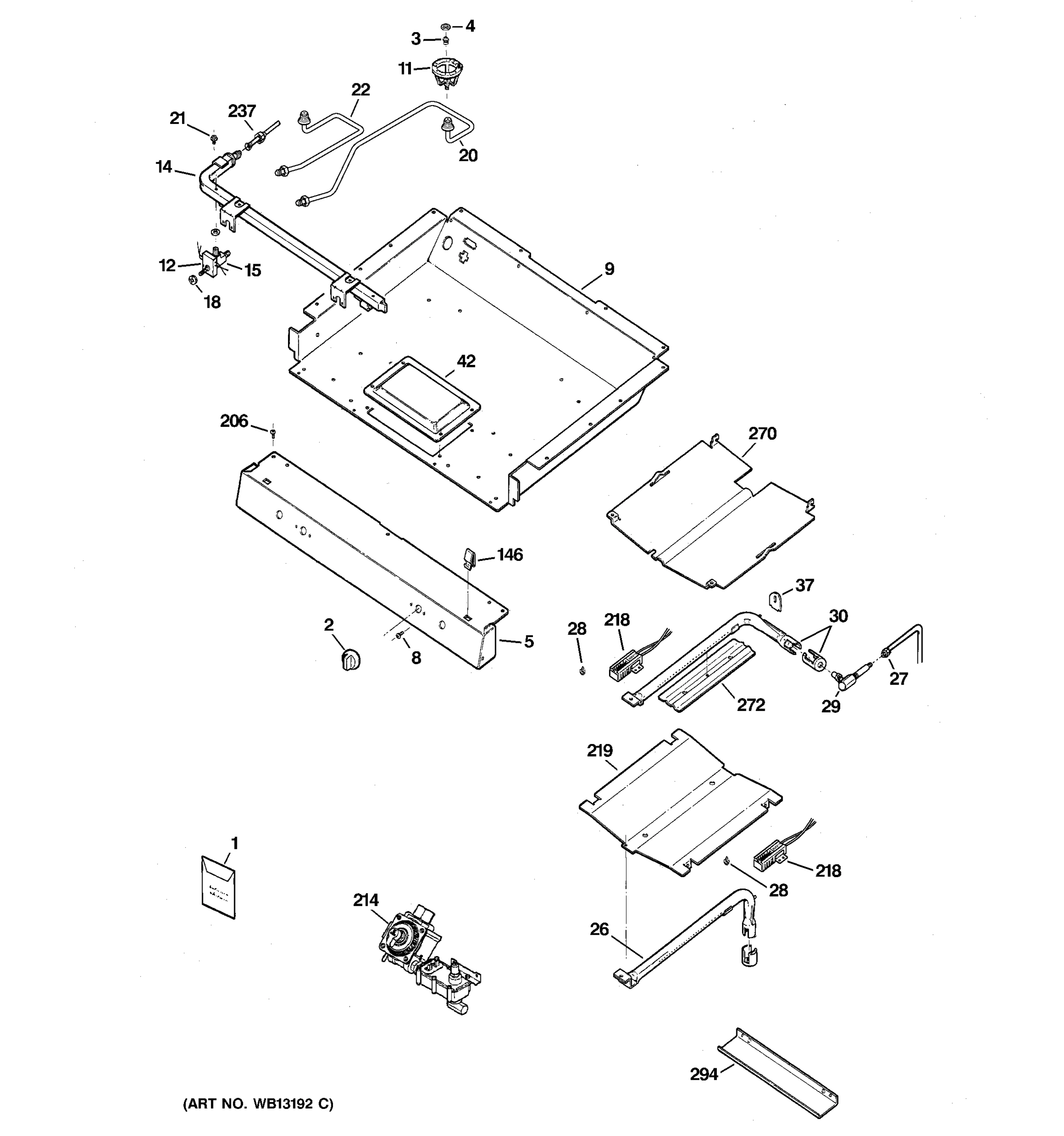 GAS & BURNER PARTS