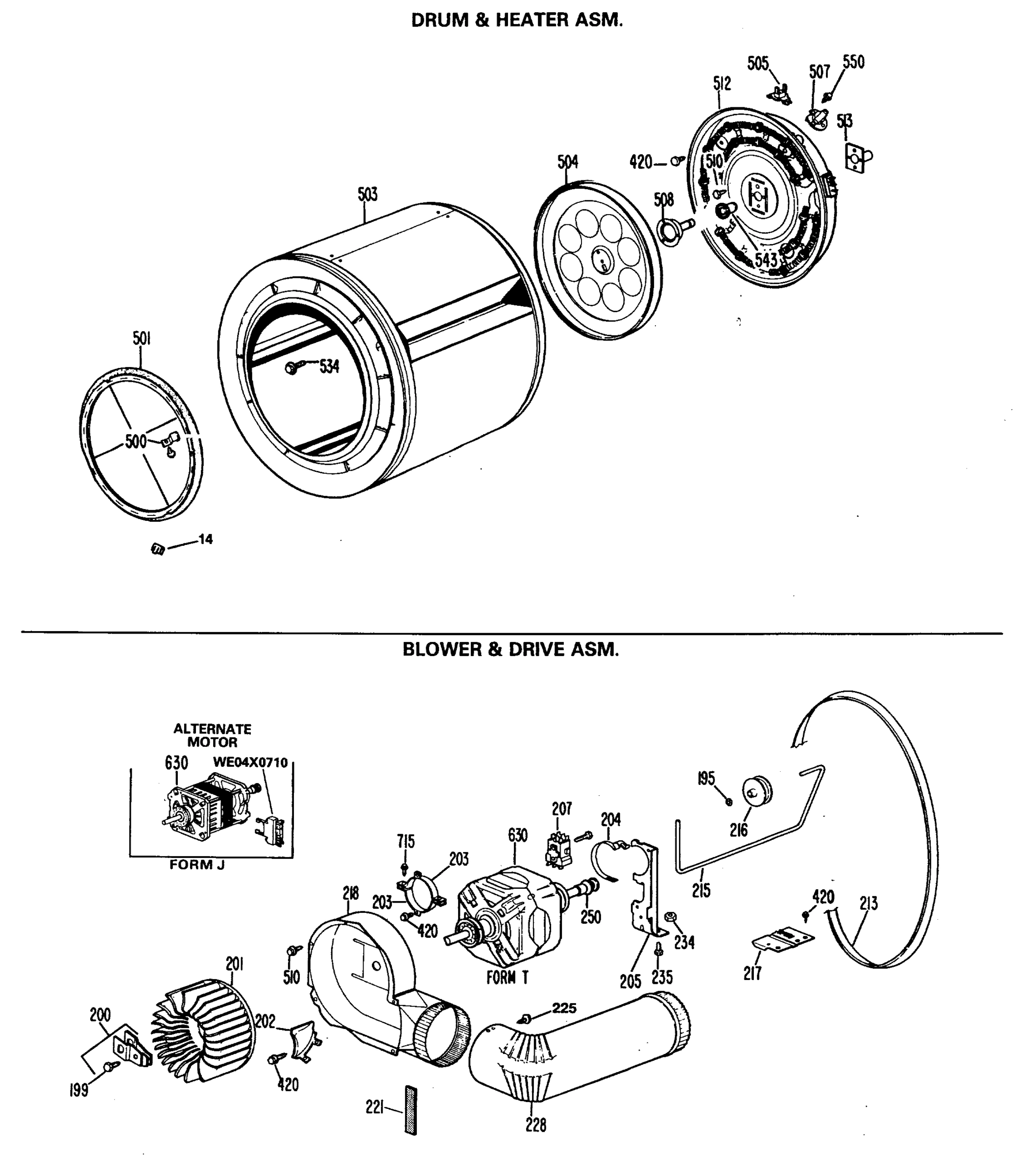 DRUM & HEATER ASM.