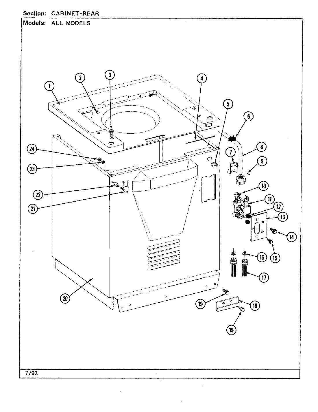 07 - CABINET (REAR)