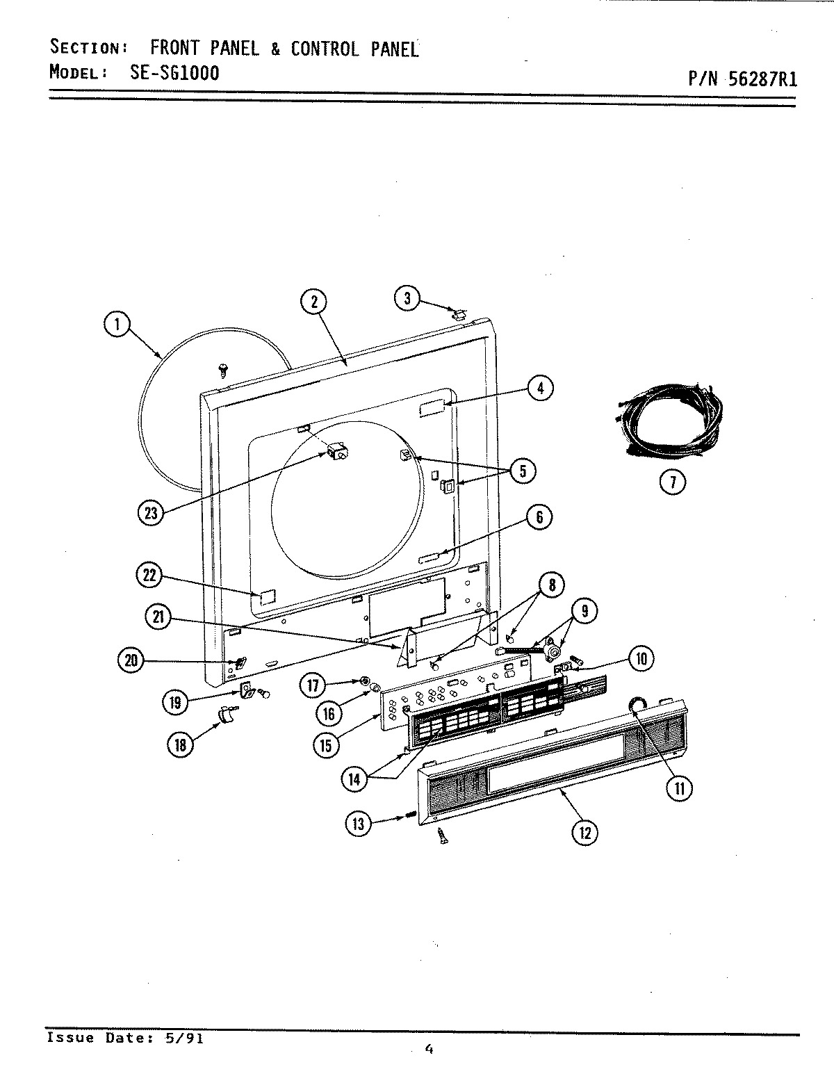 08 - FRONT PANEL & CONTROL PANEL