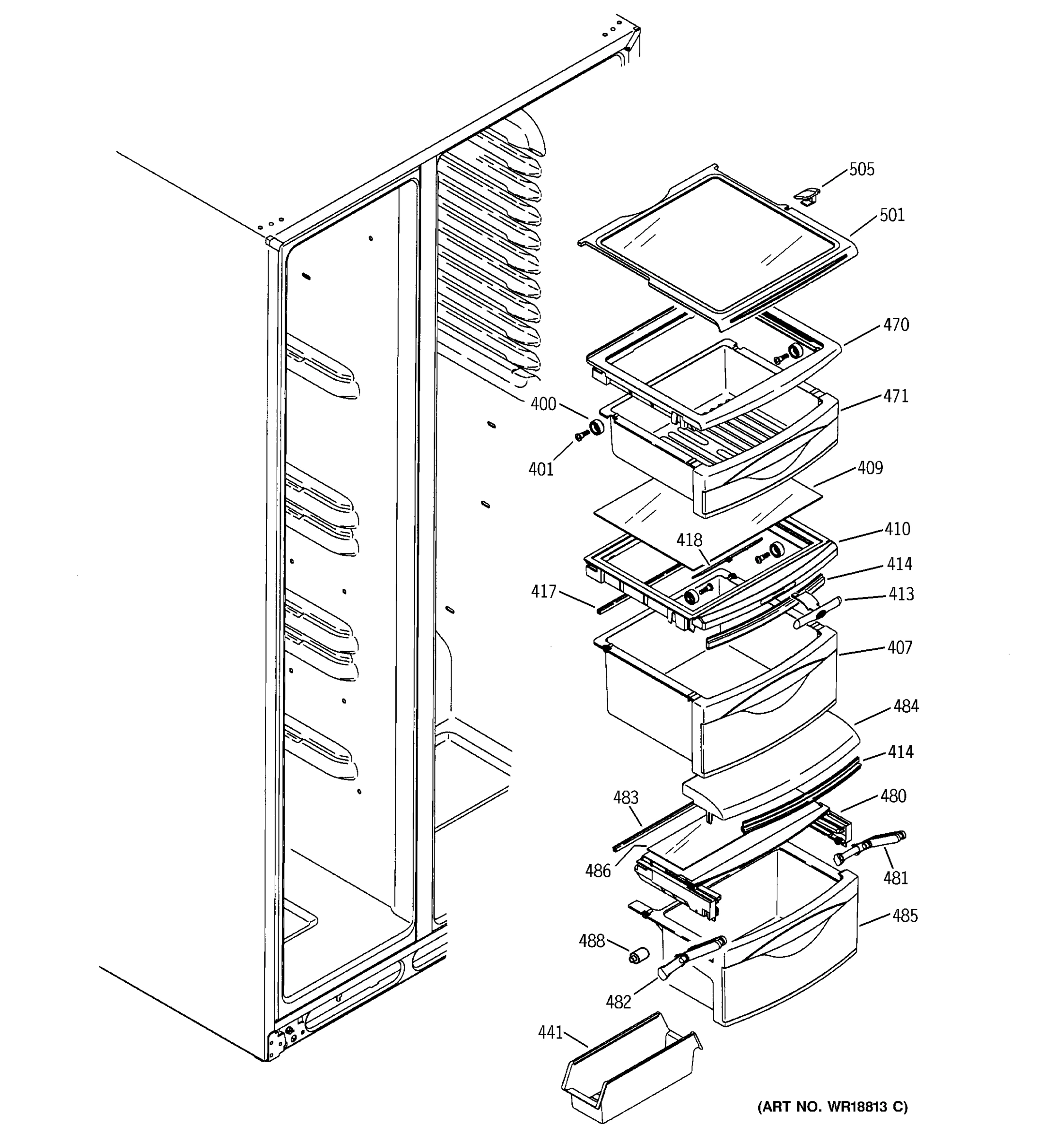 FRESH FOOD SHELVES