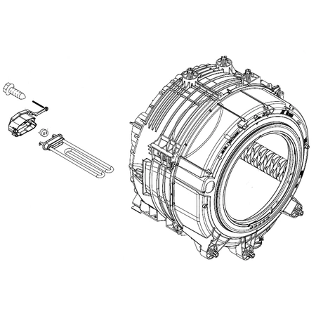 W11025352 Whirlpool Outer Tub