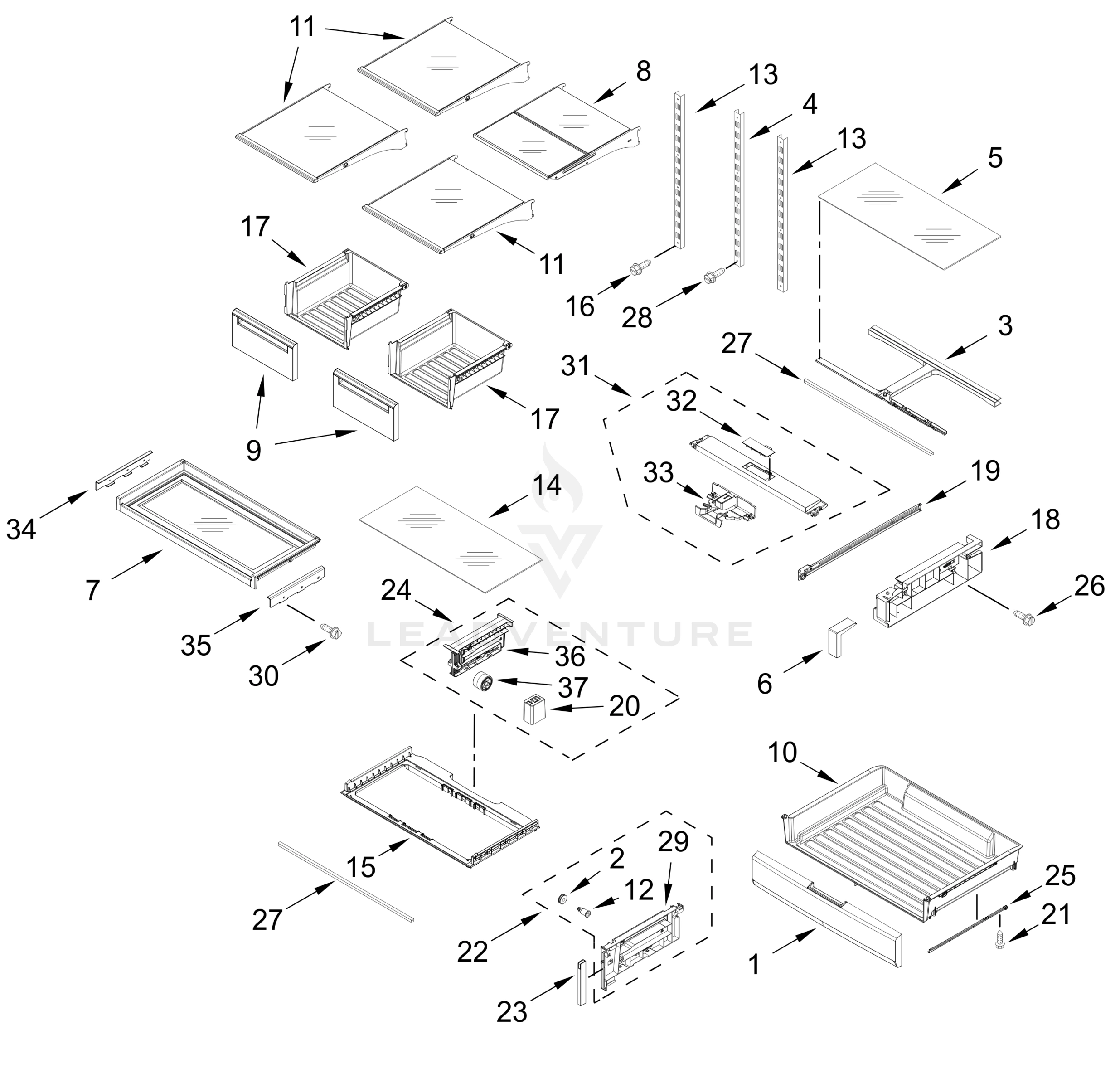 SHELF PARTS