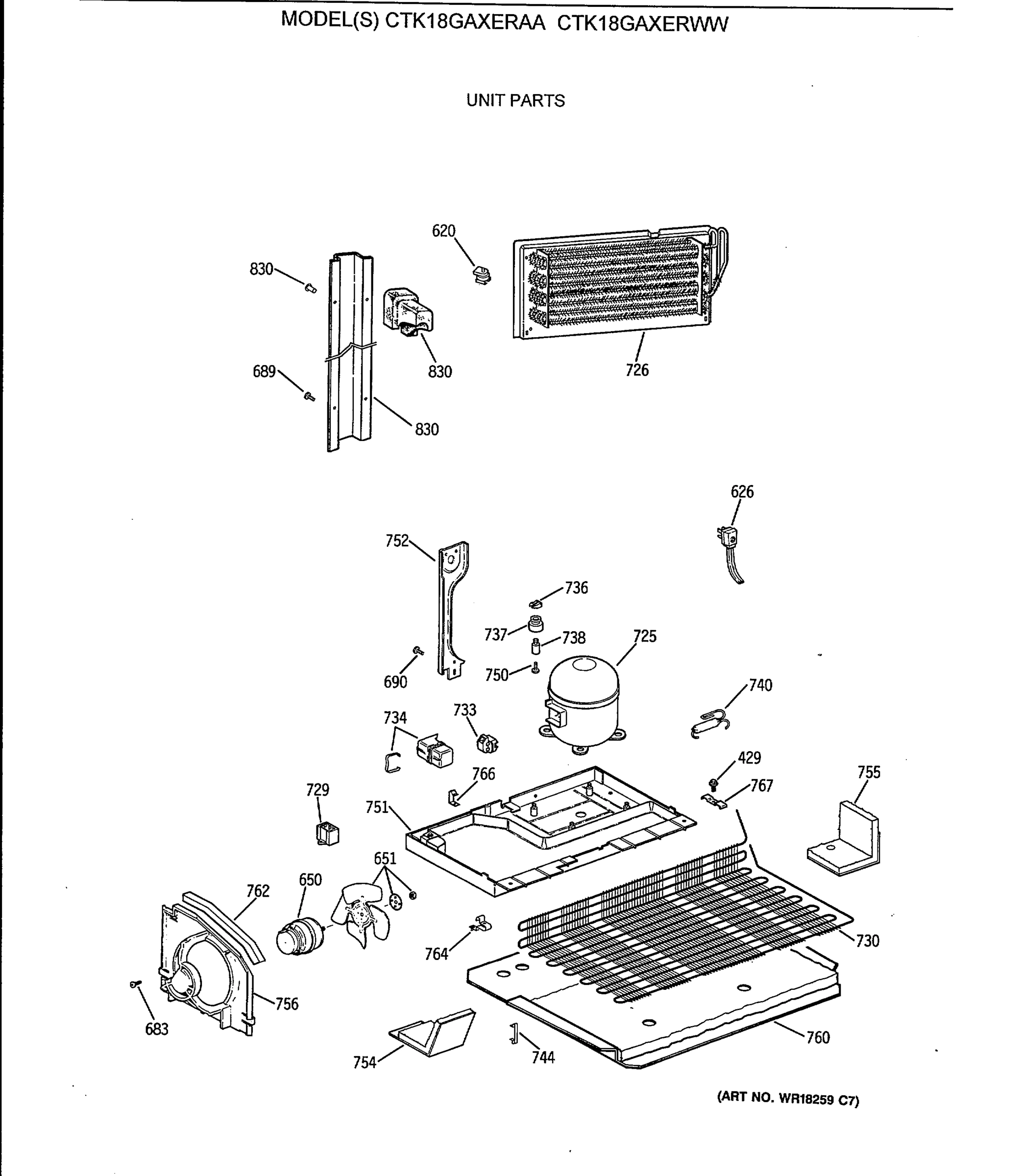 UNIT PARTS