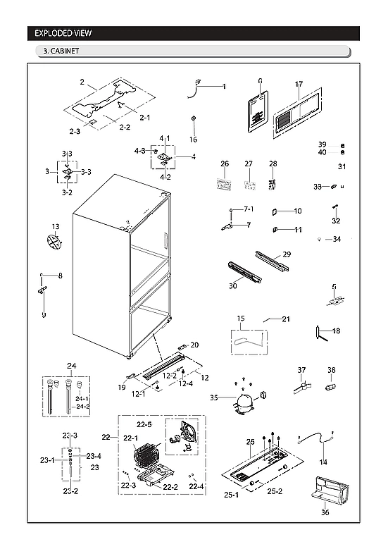 CABINET PARTS