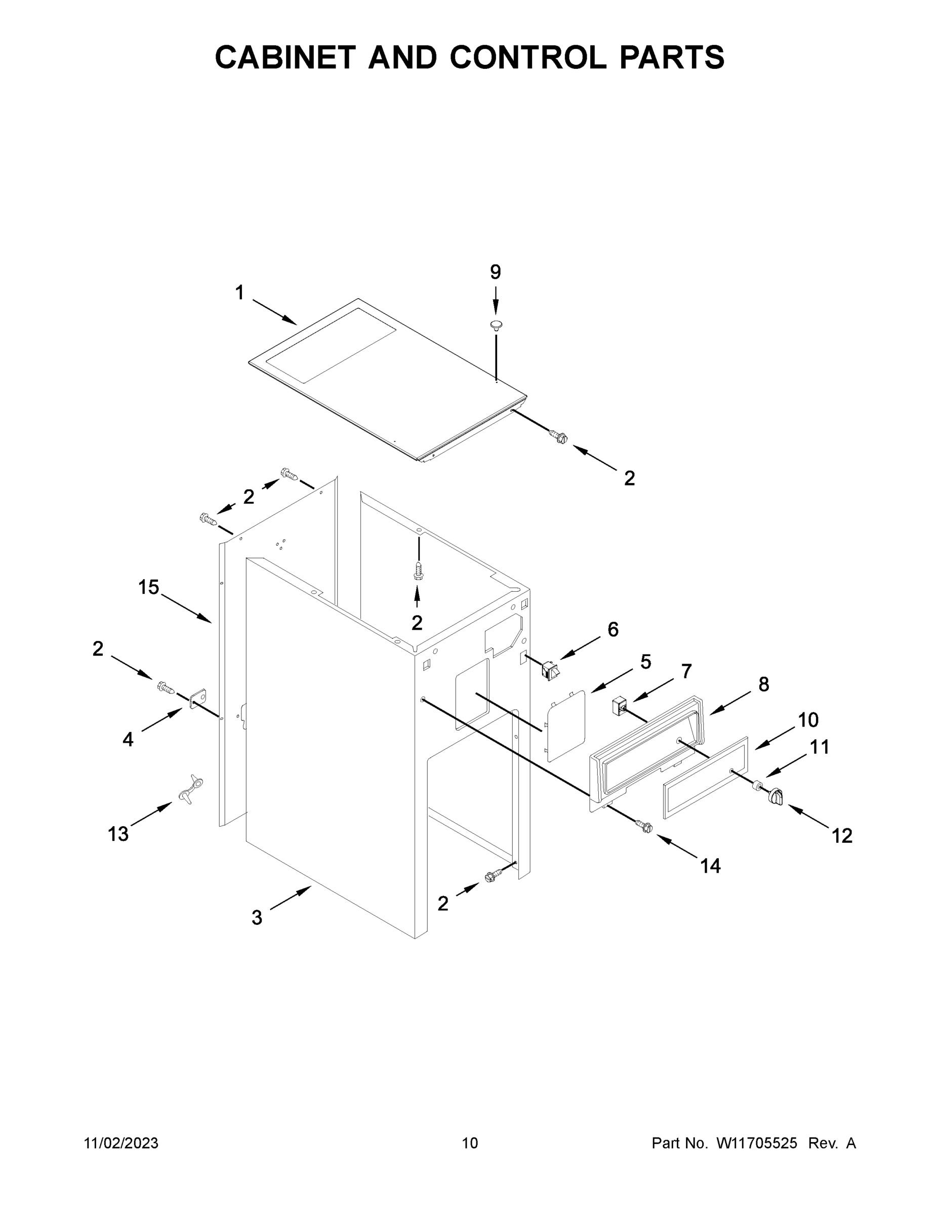 06 - CABINET AND CONTROL PARTS