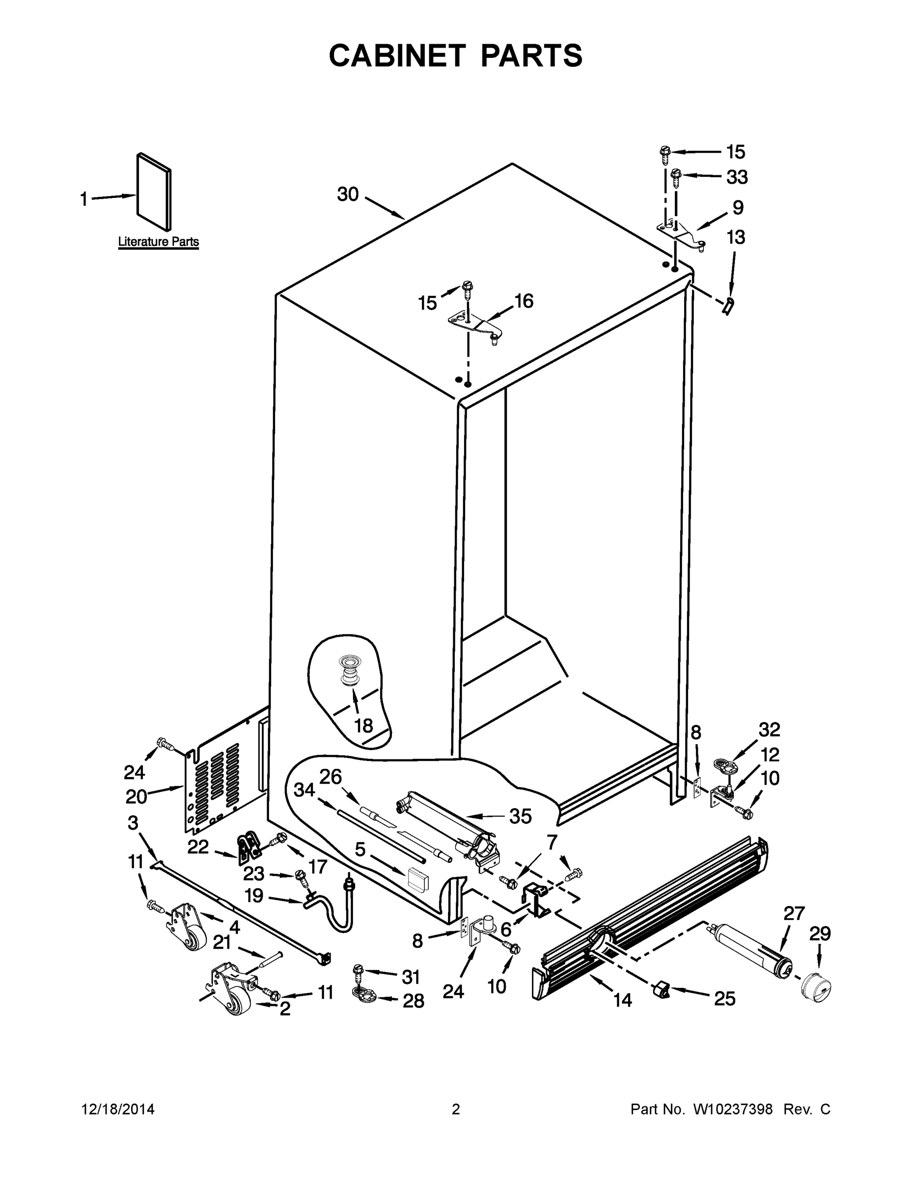 02 - CABINET PARTS