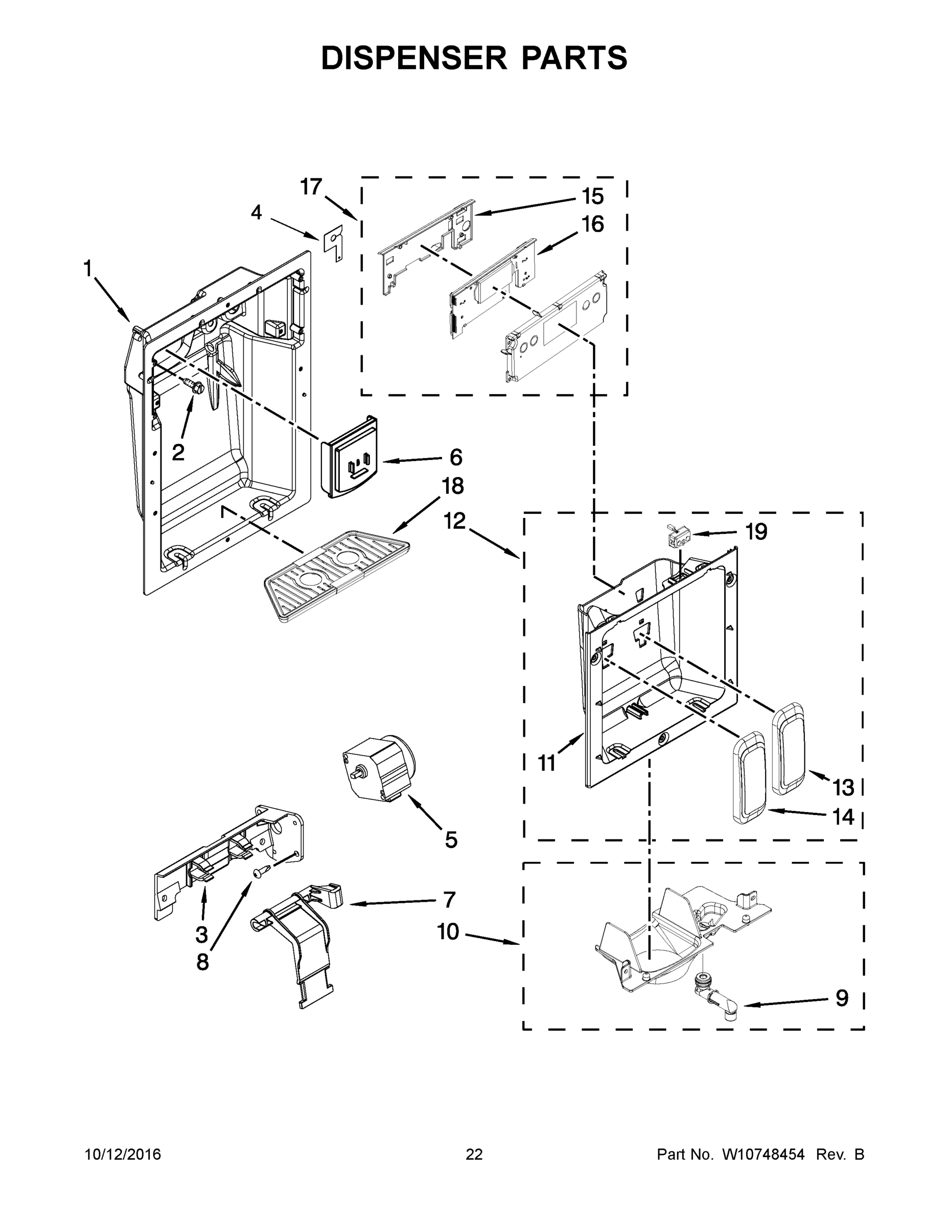 12 - DISPENSER PARTS