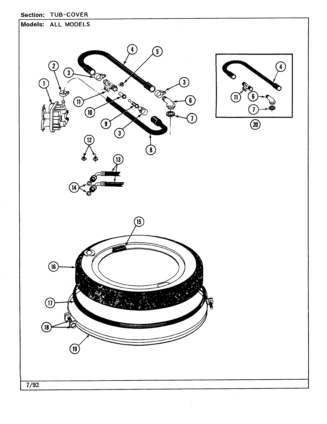 17 - TUB COVER