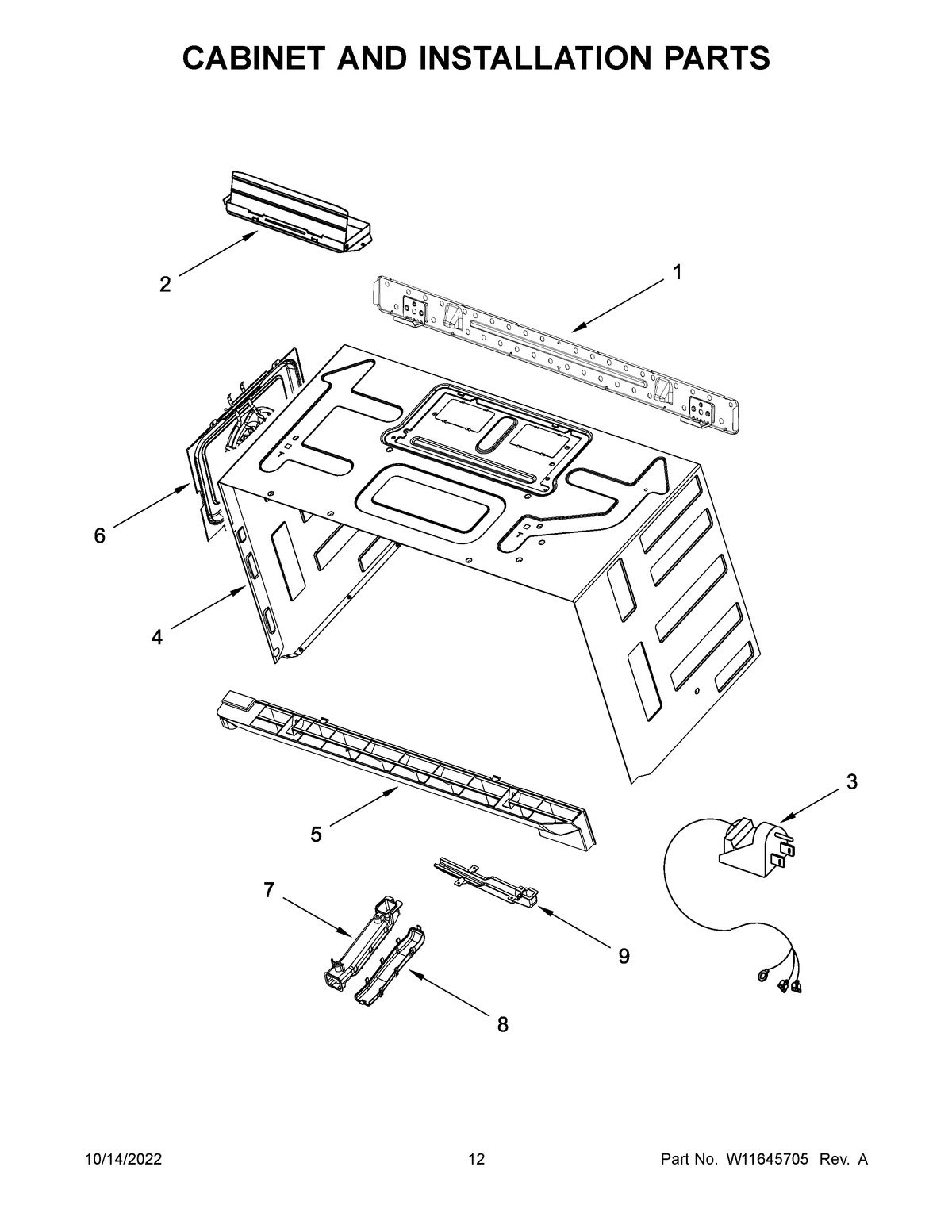 07 - CABINET AND INSTALLATION PARTS