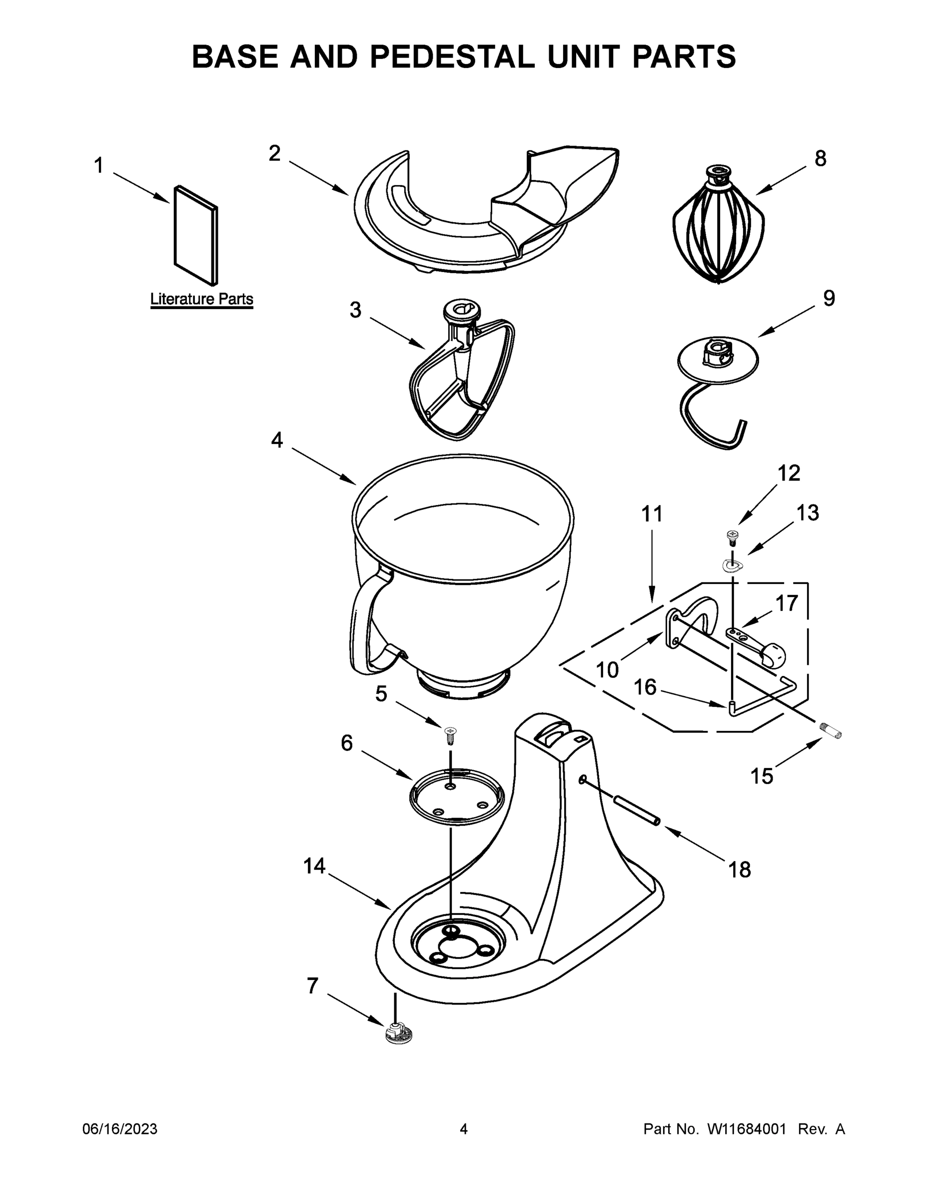 03 - BASE AND PEDESTAL UNIT PARTS