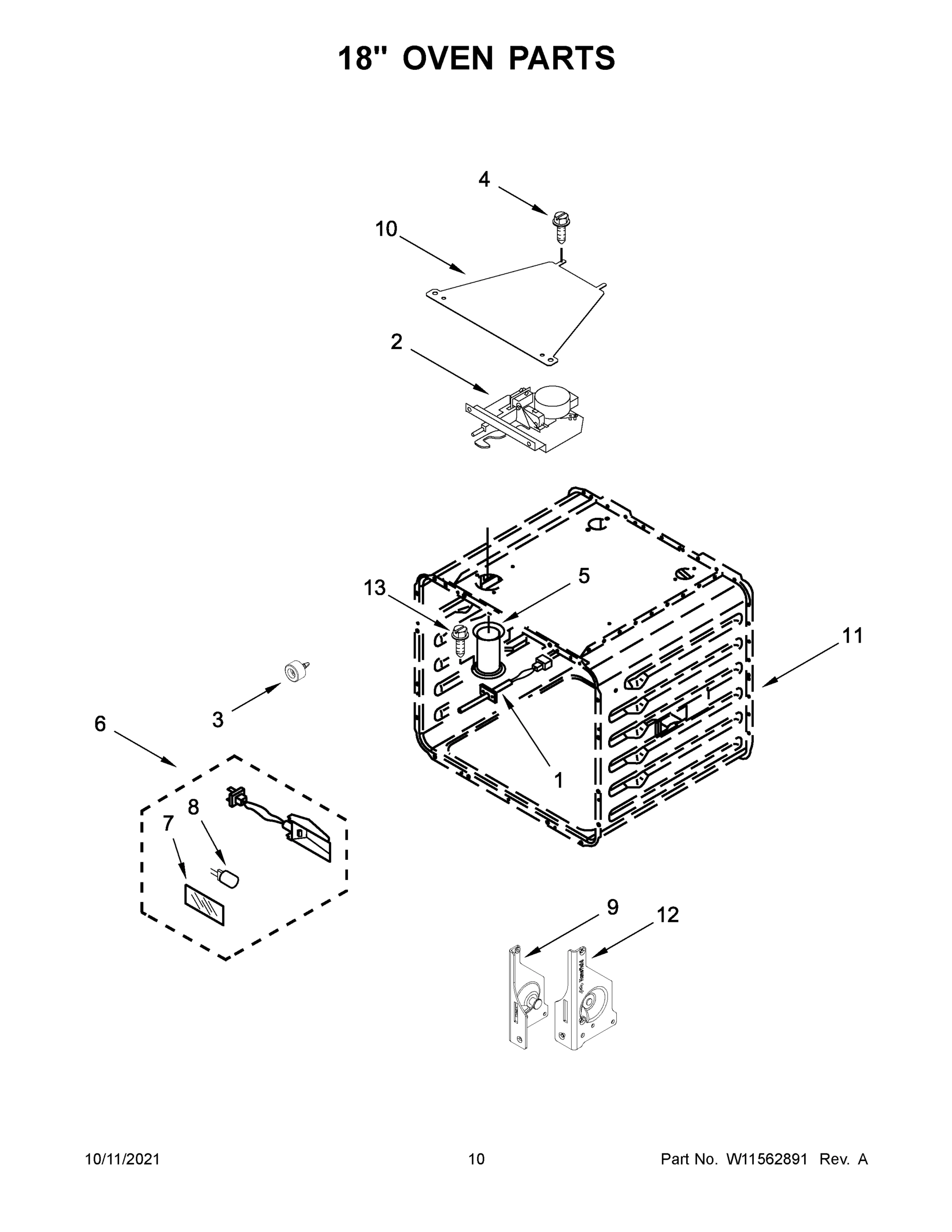 06 - 18" OVEN PARTS