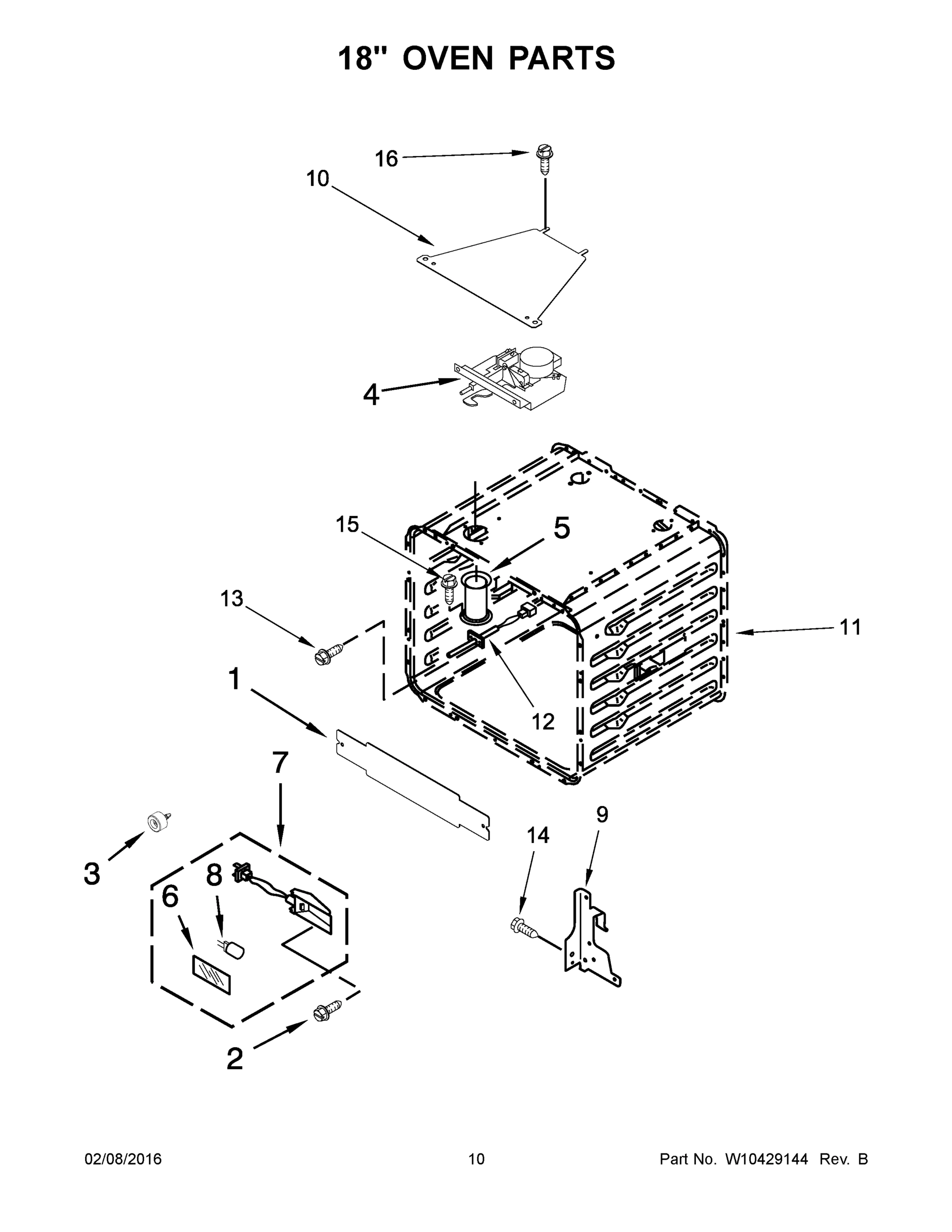 06 - 18" OVEN PARTS