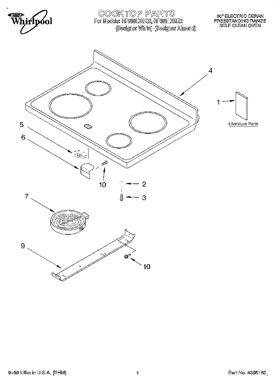 01 - COOKTOP, LITERATURE
