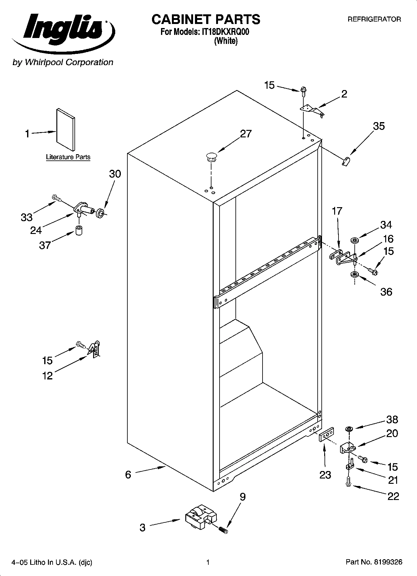 01 - CABINET PARTS