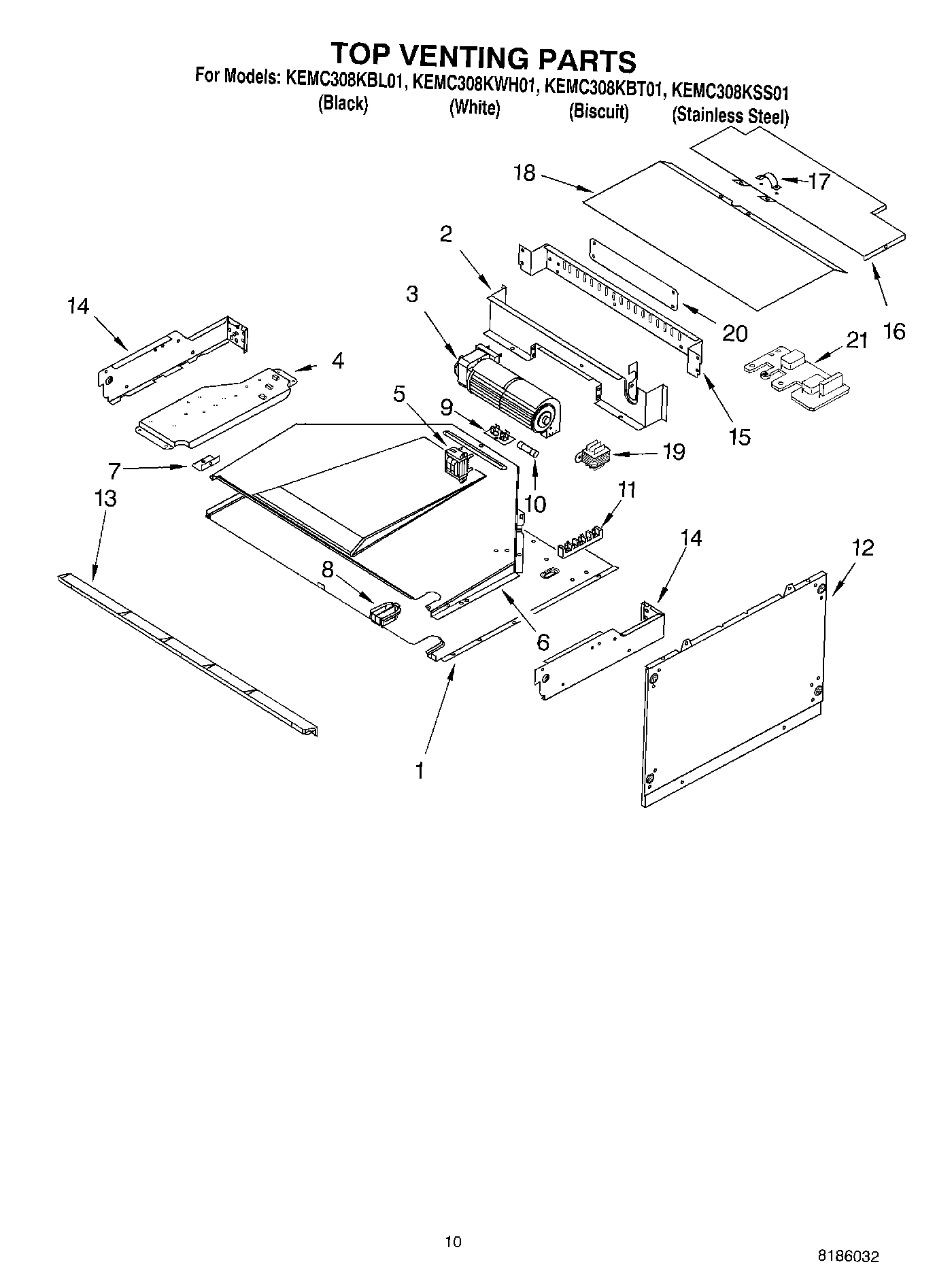08 - TOP VENTING PARTS