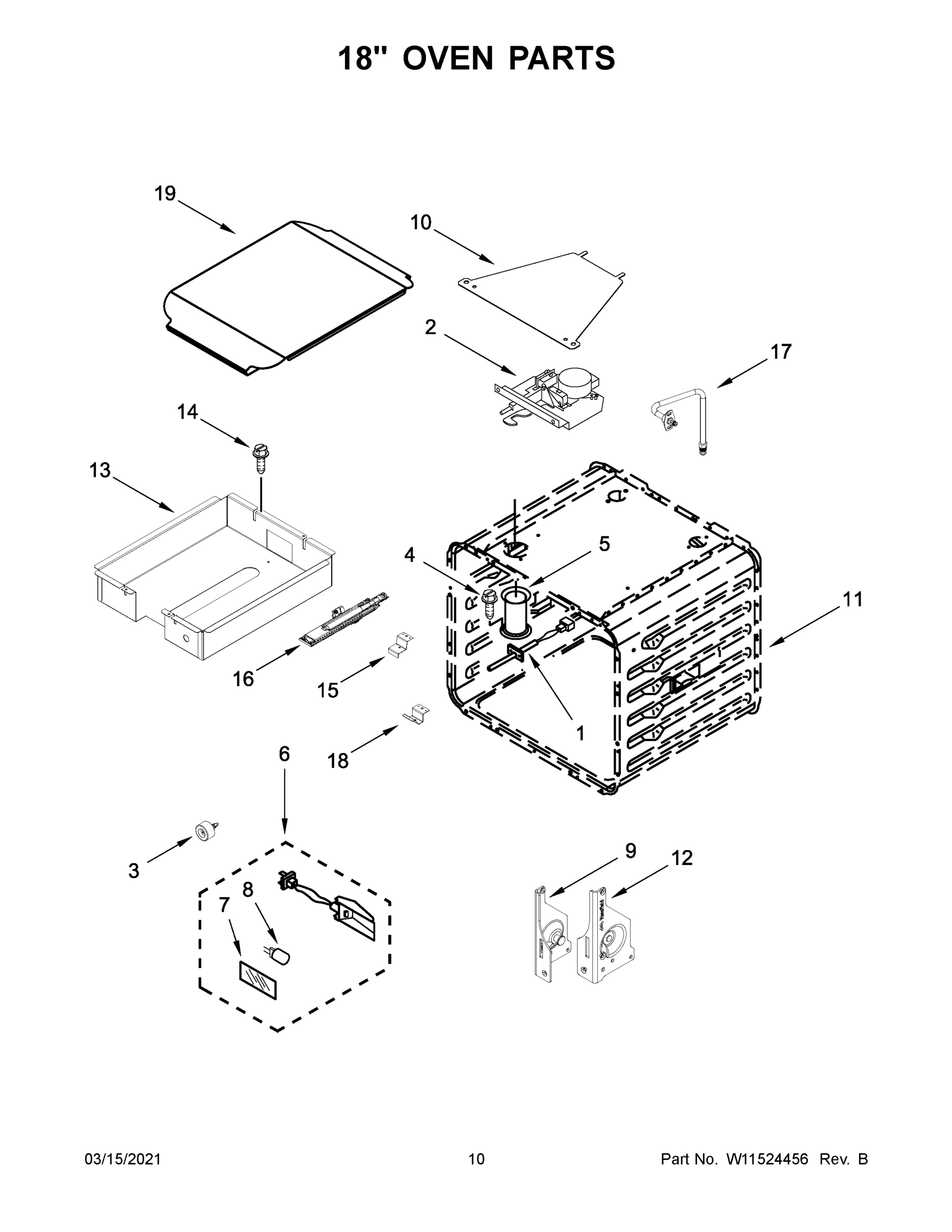 06 - 18" OVEN PARTS