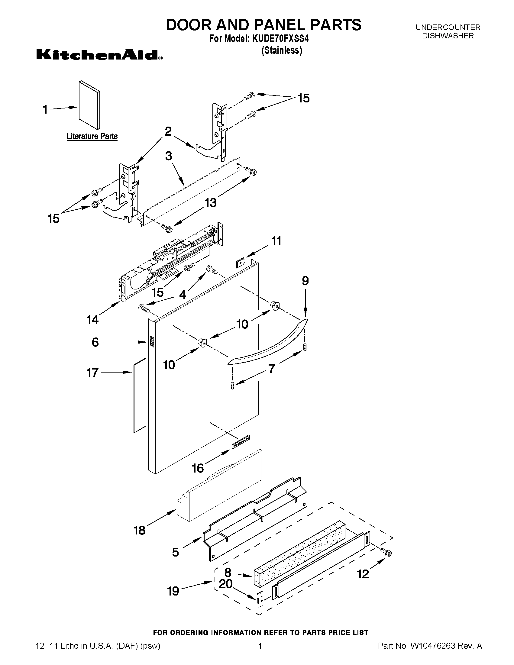 01 - DOOR AND PANEL PARTS