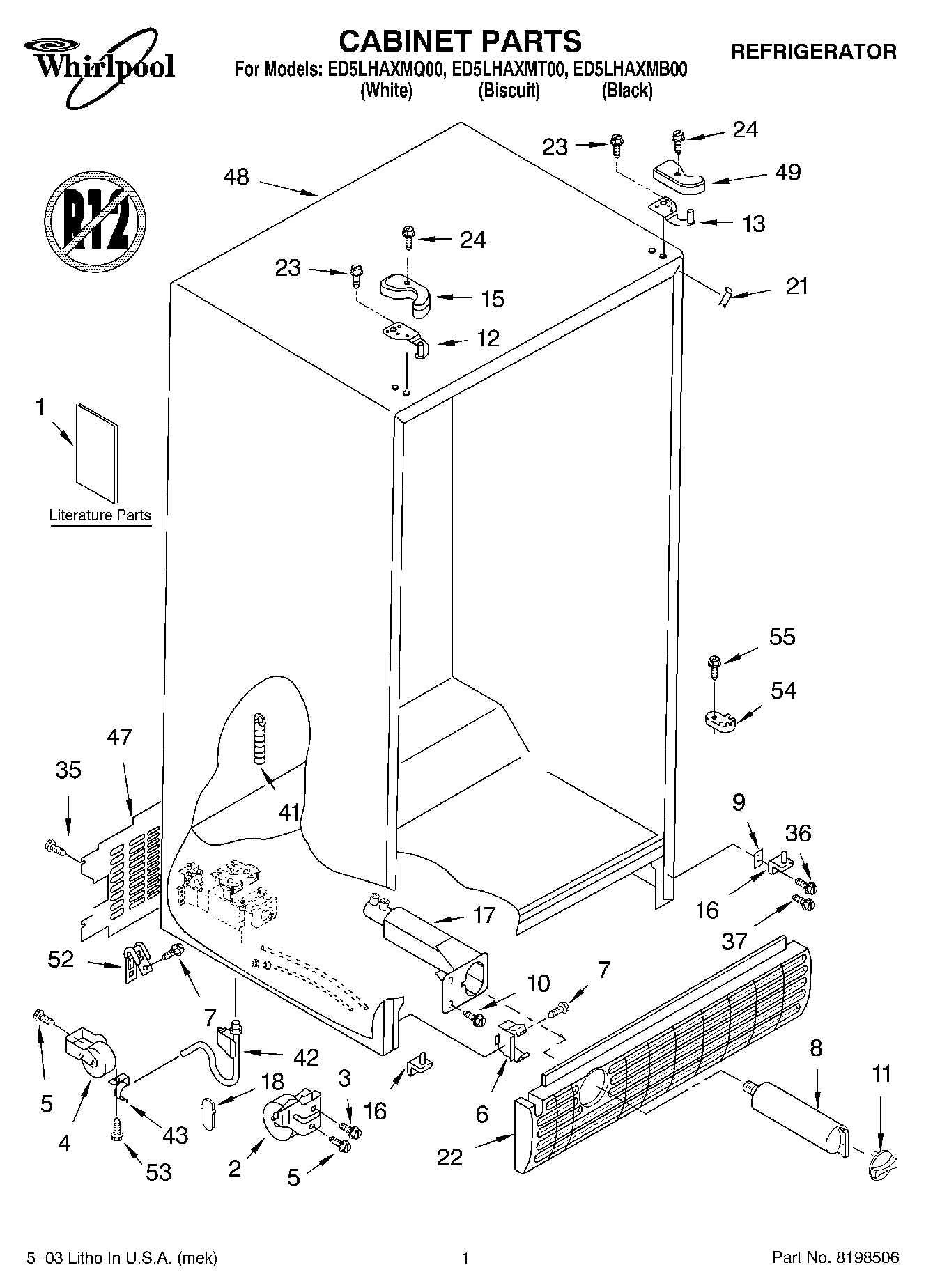 01 - CABINET PARTS