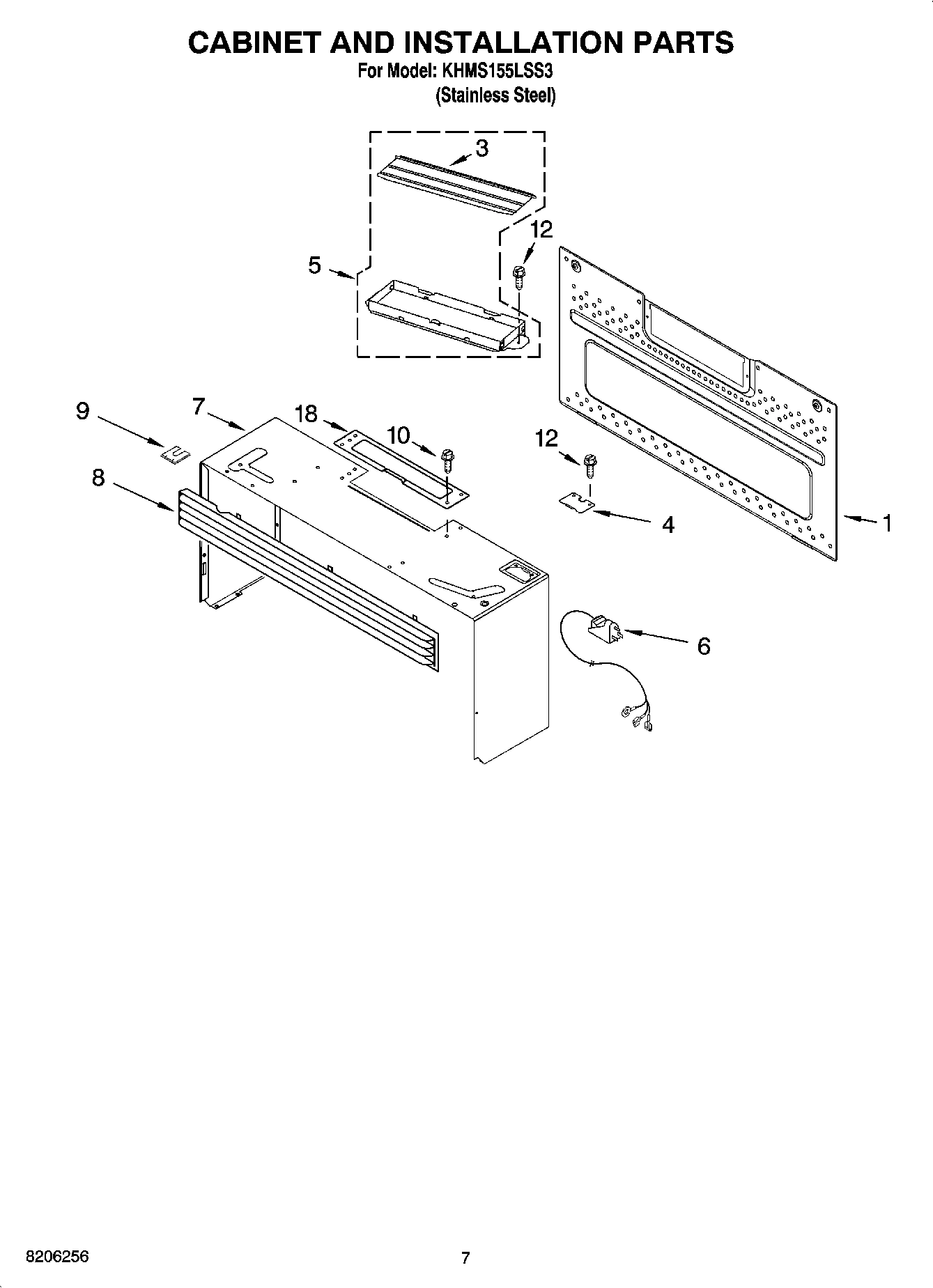 06 - CABINET AND INSTALLATION PARTS