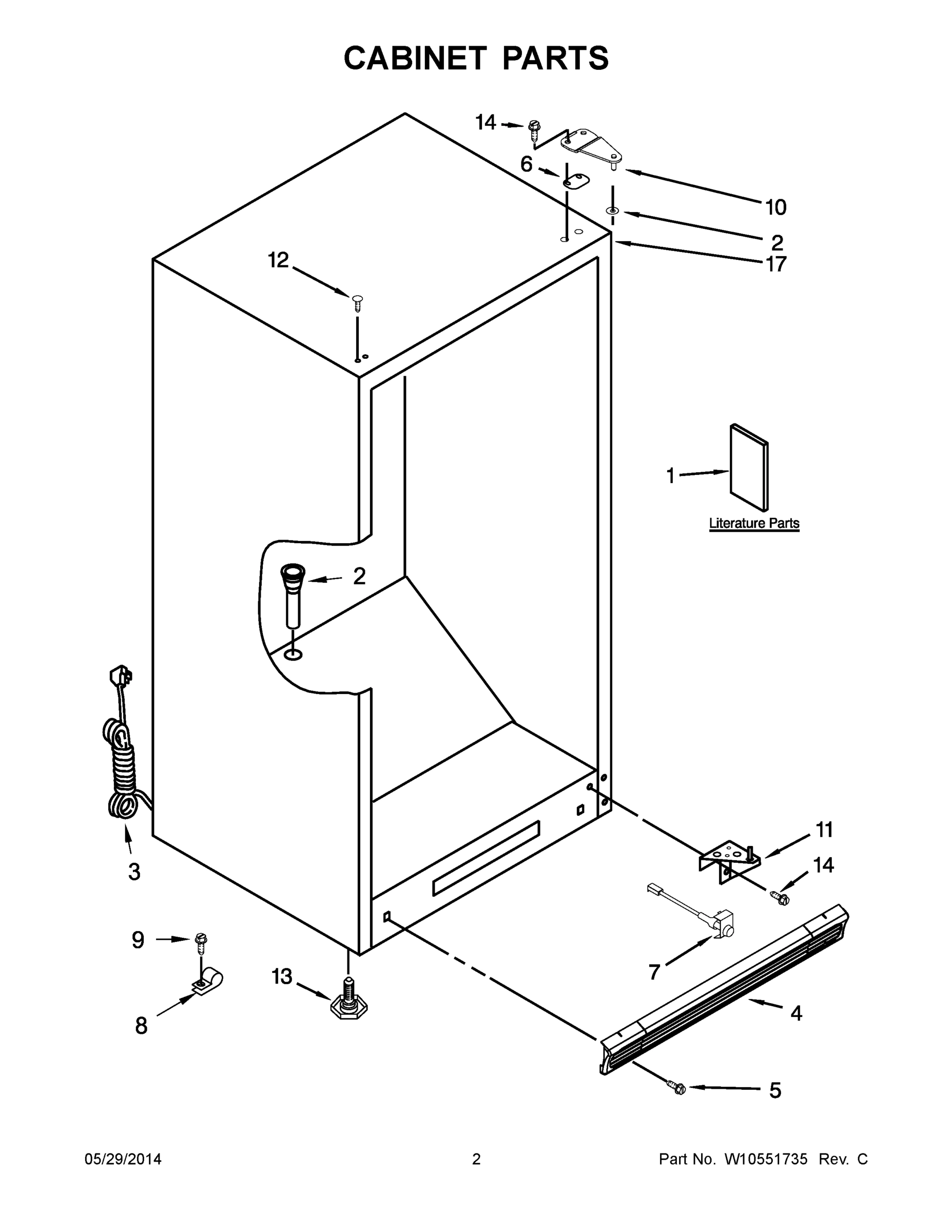 02 - CABINET PARTS
