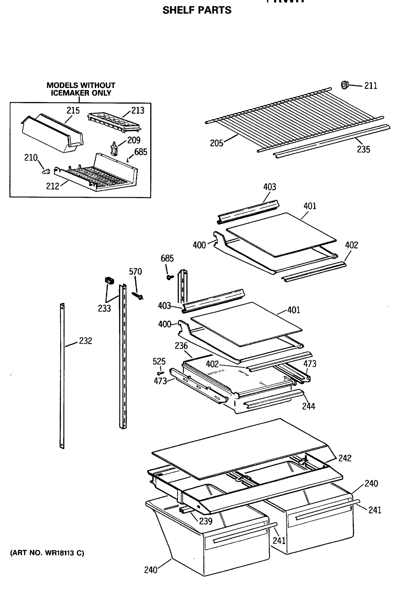 SHELF PARTS