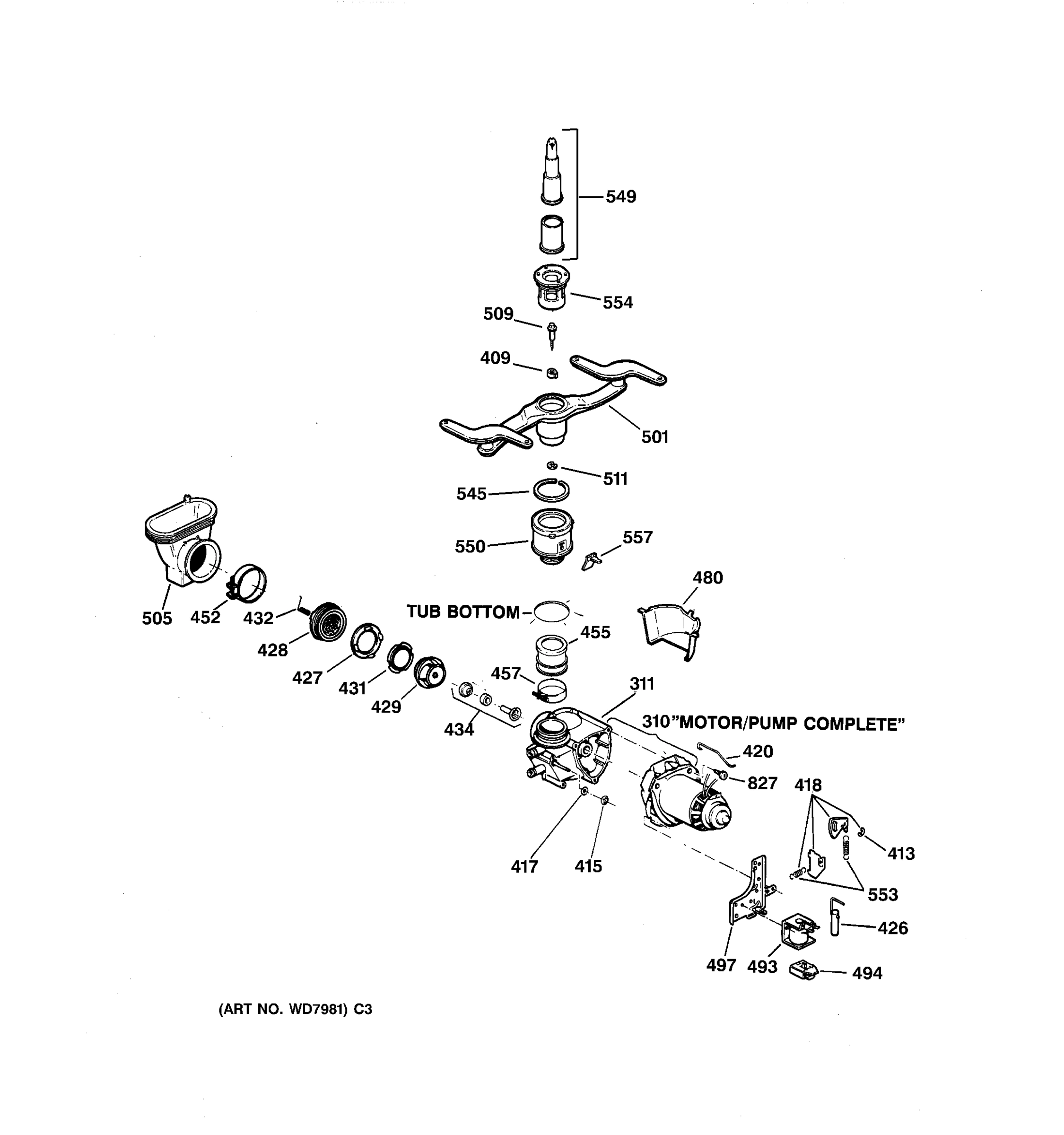 MOTOR PUMP MECHANISM