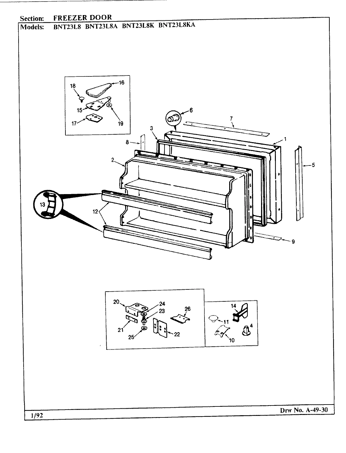 04 - FREEZER DOOR