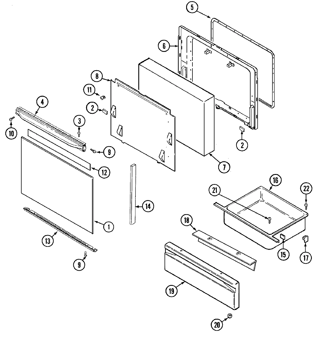 03 - DOOR/DRAWER (3458SVx)
