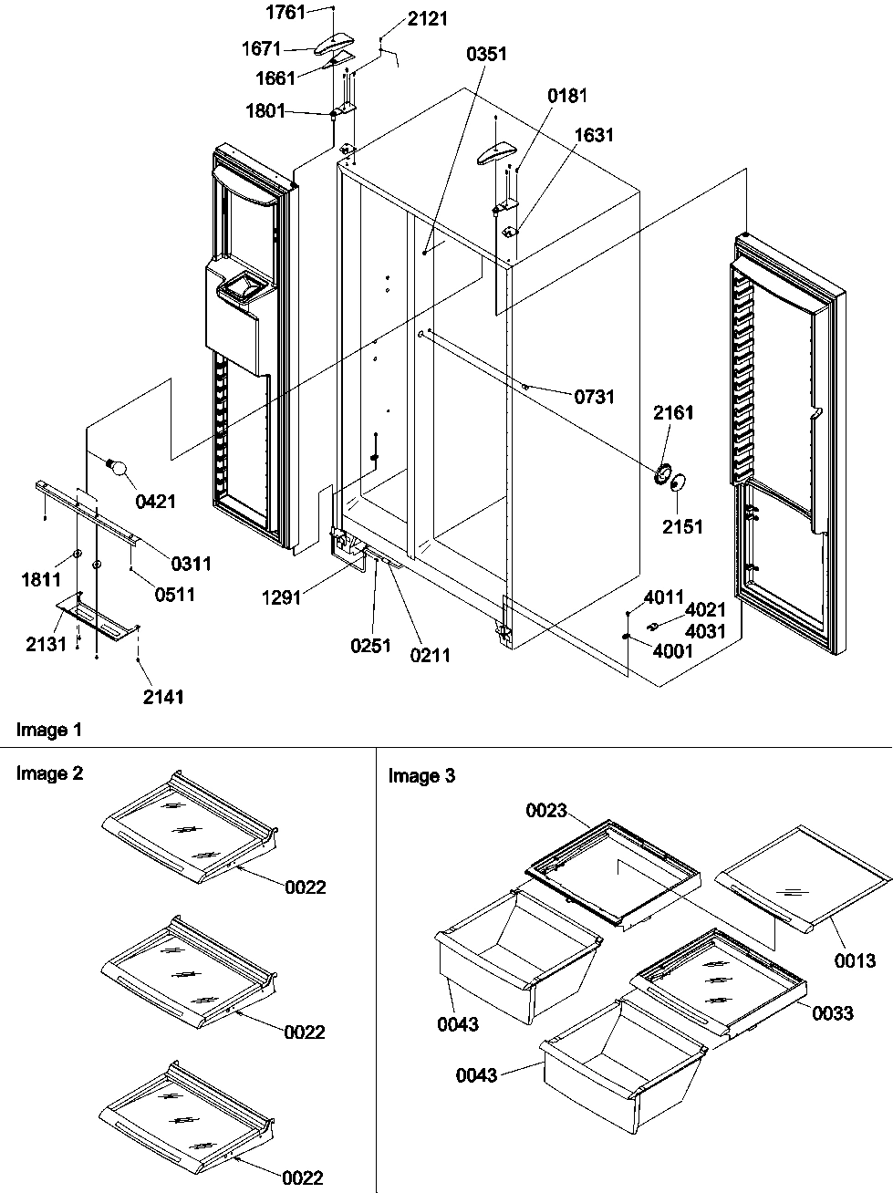 12 - Refrigerator/Freezer Lights and Hinges