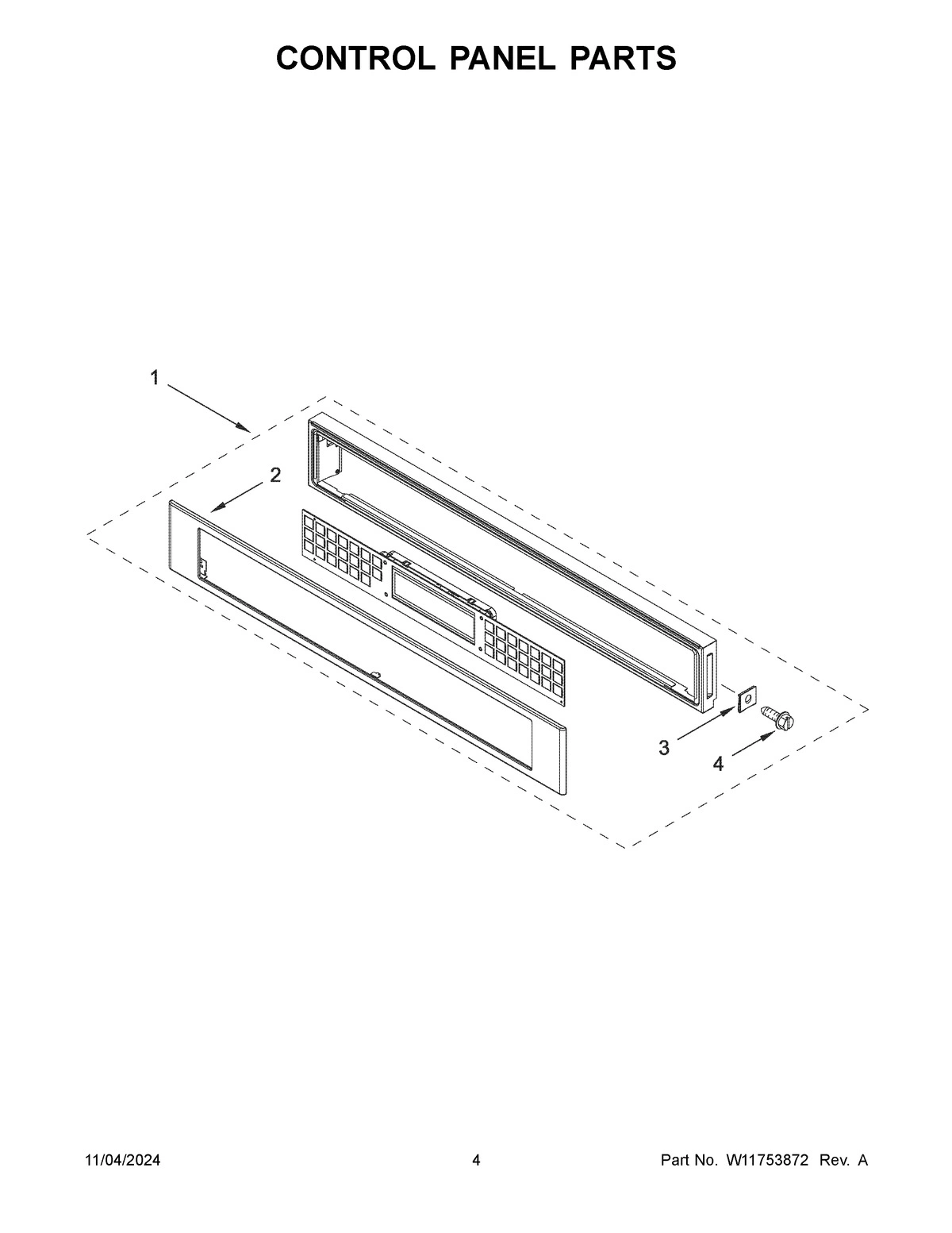 03 - CONTROL PANEL PARTS