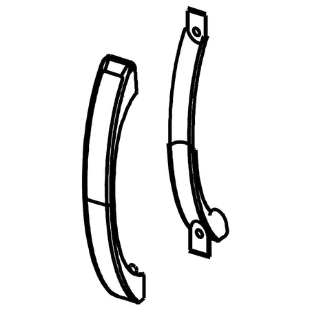 W10491473 Whirlpool Microwave Door Handle