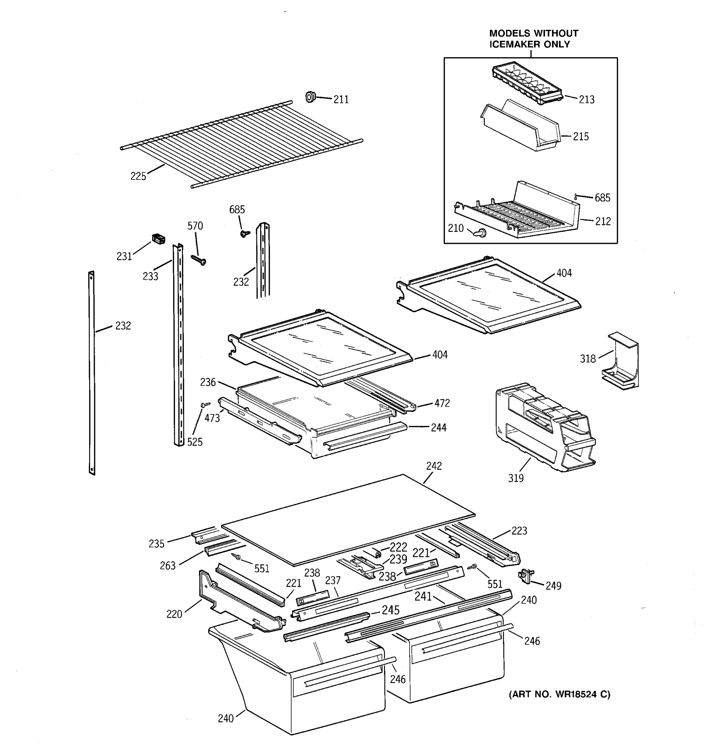 SHELF PARTS