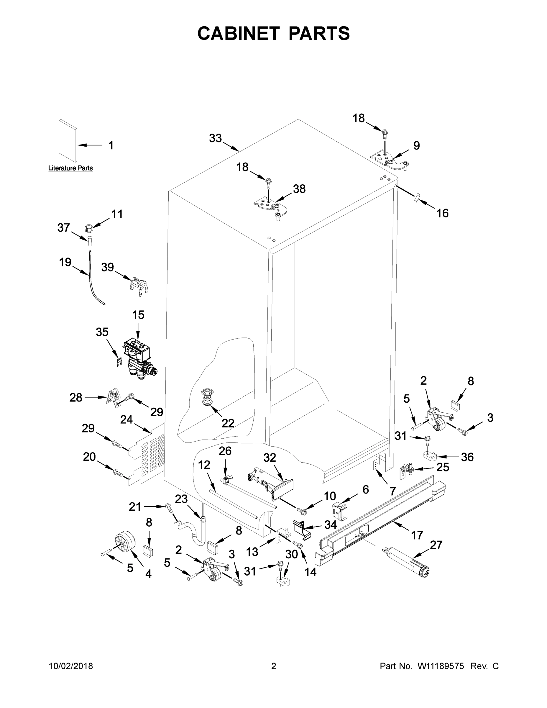 02 - CABINET PARTS