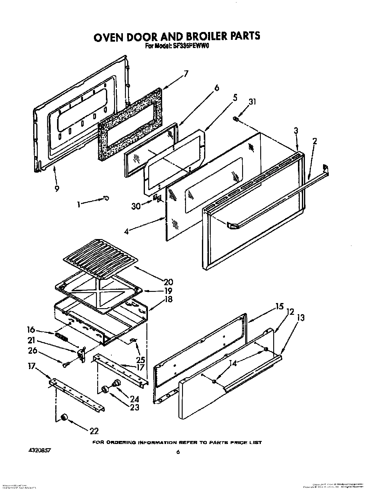 05 - OVEN DOOR AND BROILER