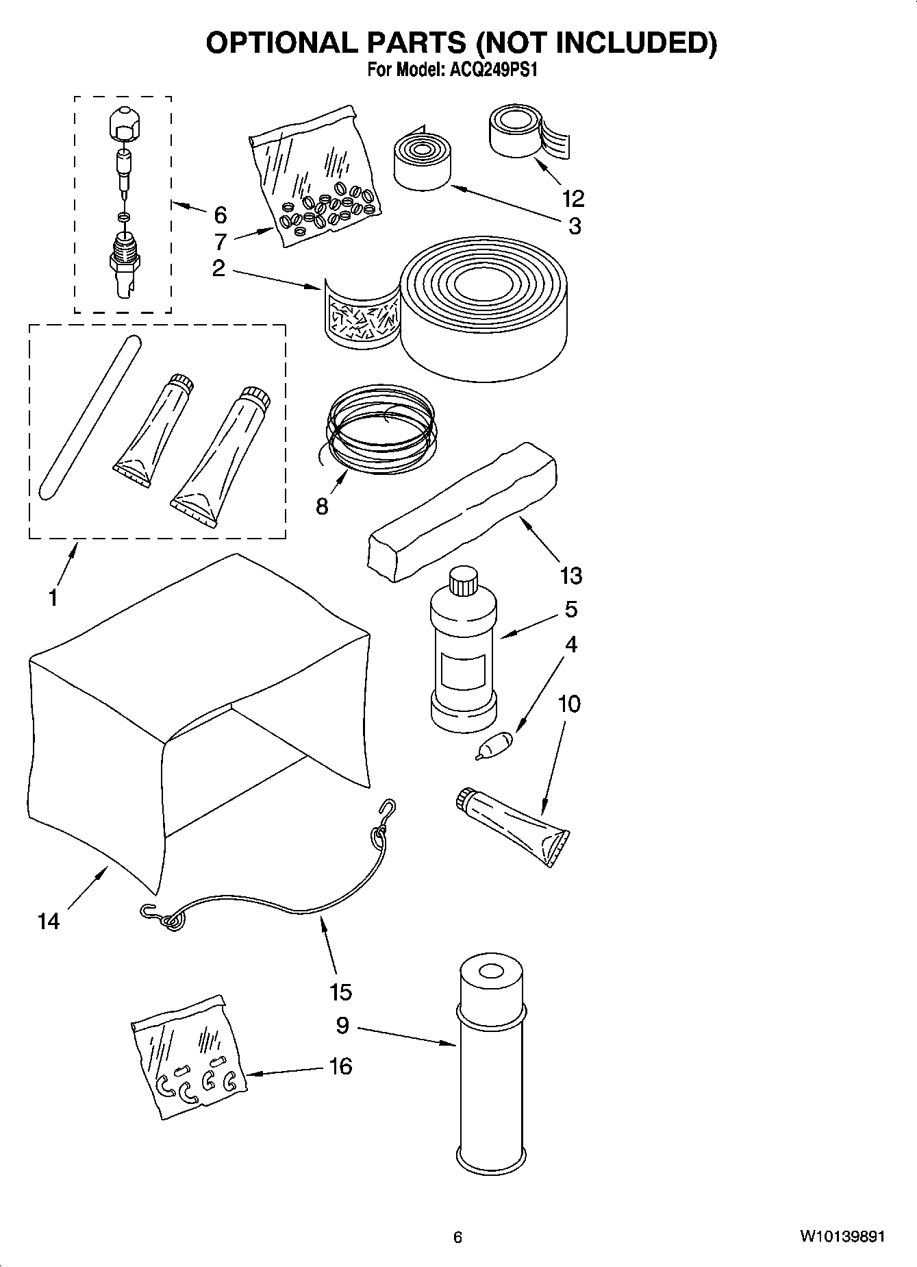 04 - OPTIONAL PARTS (NOT INCLUDED)