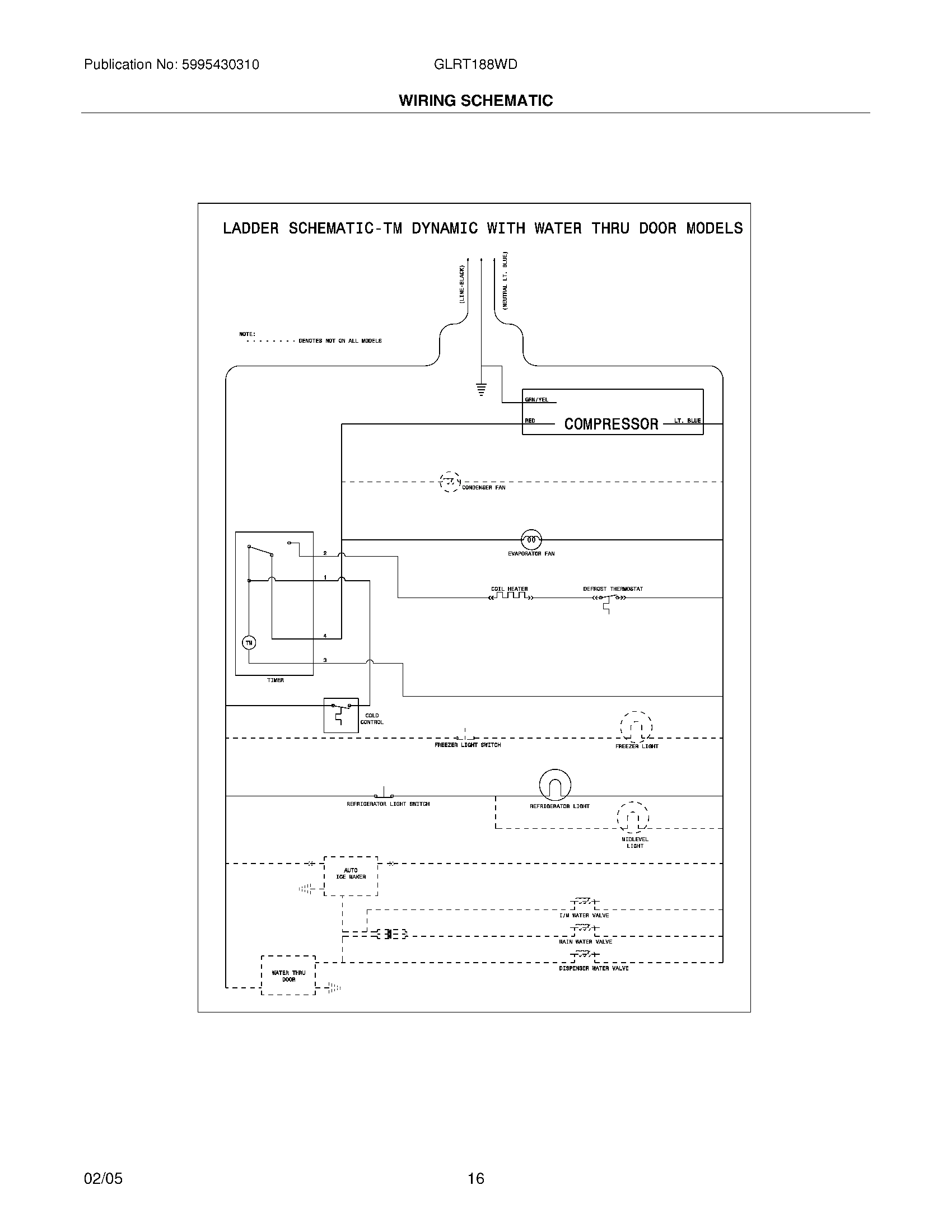 16 - WIRING SCHEMATIC